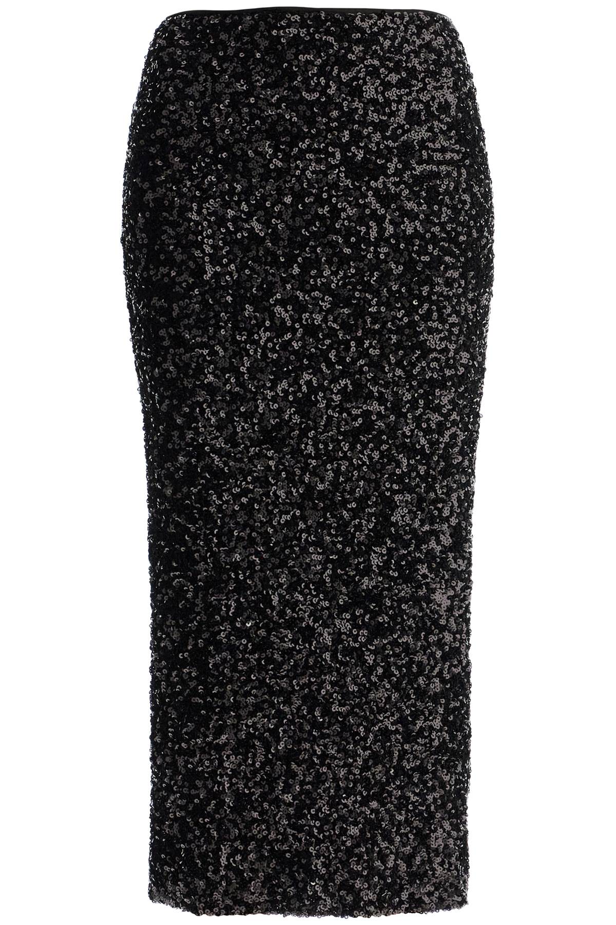 Rotate by Birger Christensen Sequin Midi Pencil Skirt