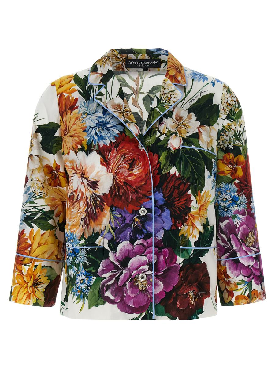 Dolce & Gabbana 'Bouquet' Print Shirt