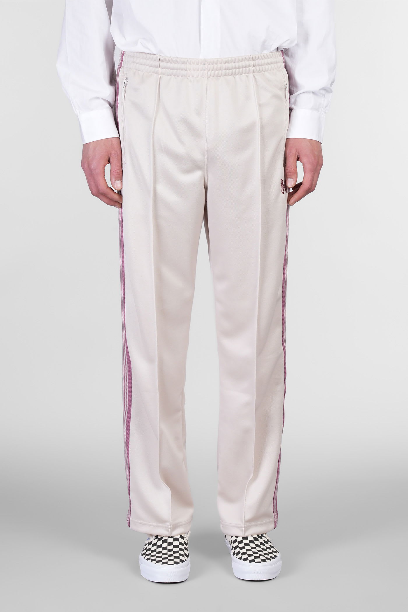 Needles Pants In Beige Polyester