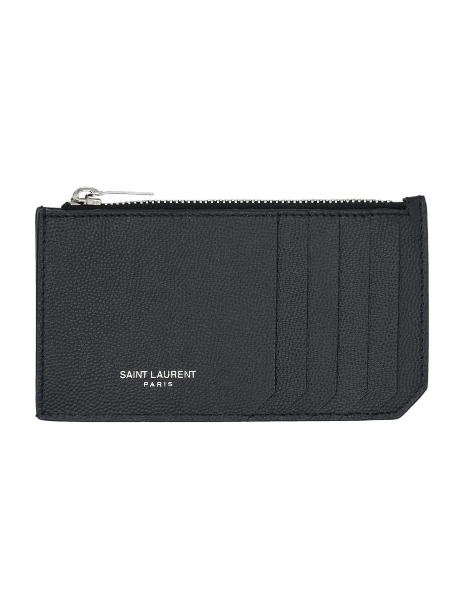 Saint Laurent Fragments Zipped Card Case