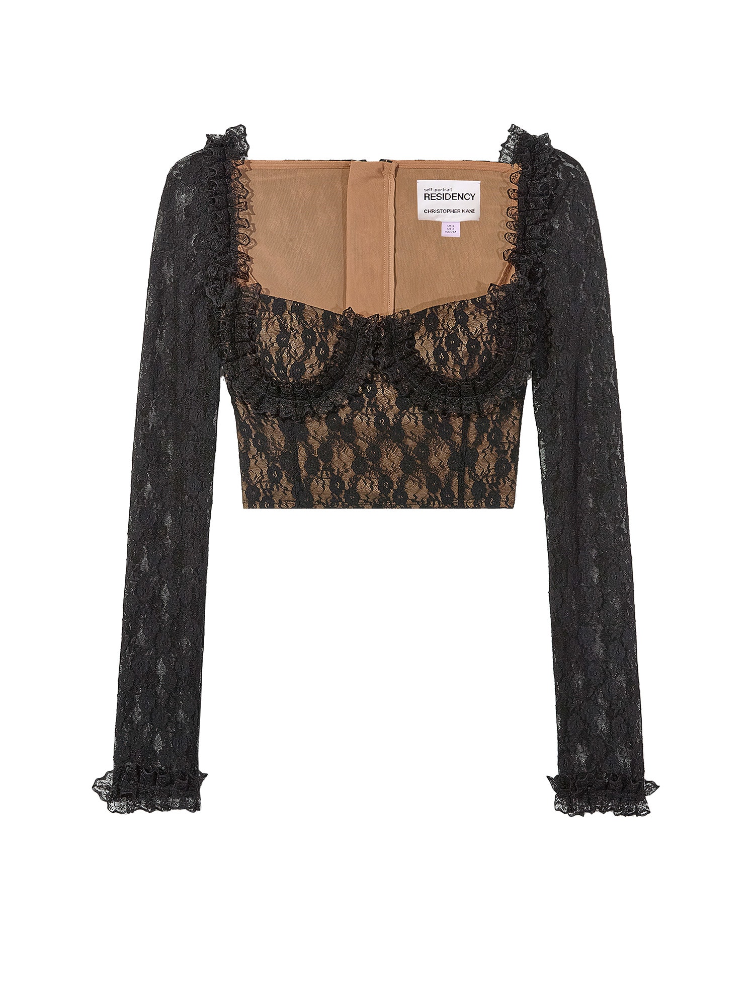 self-portrait Christopher Kane Residency Lace Top