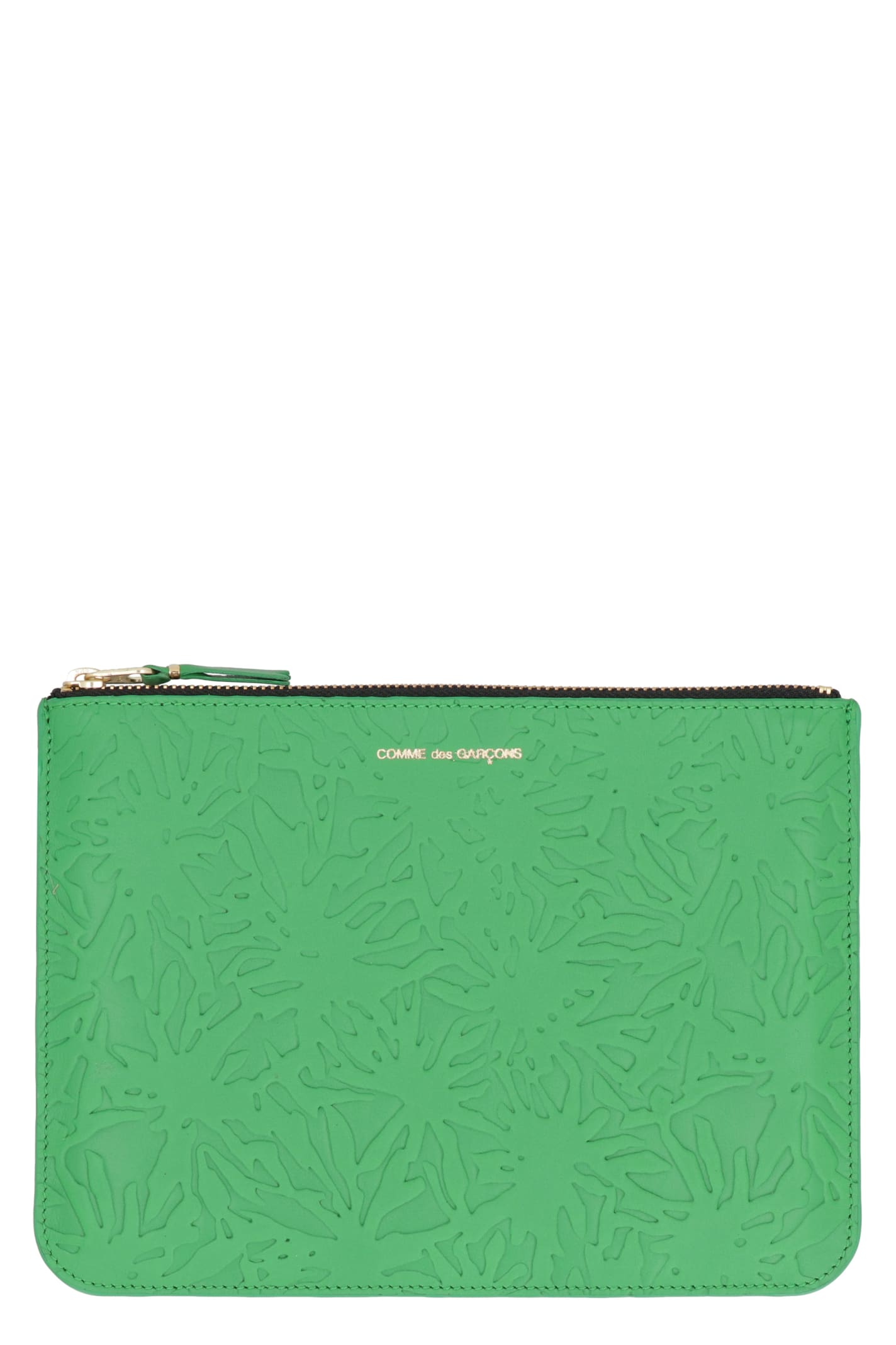 Comme des Garçons Wallet Leather Flat Pouch