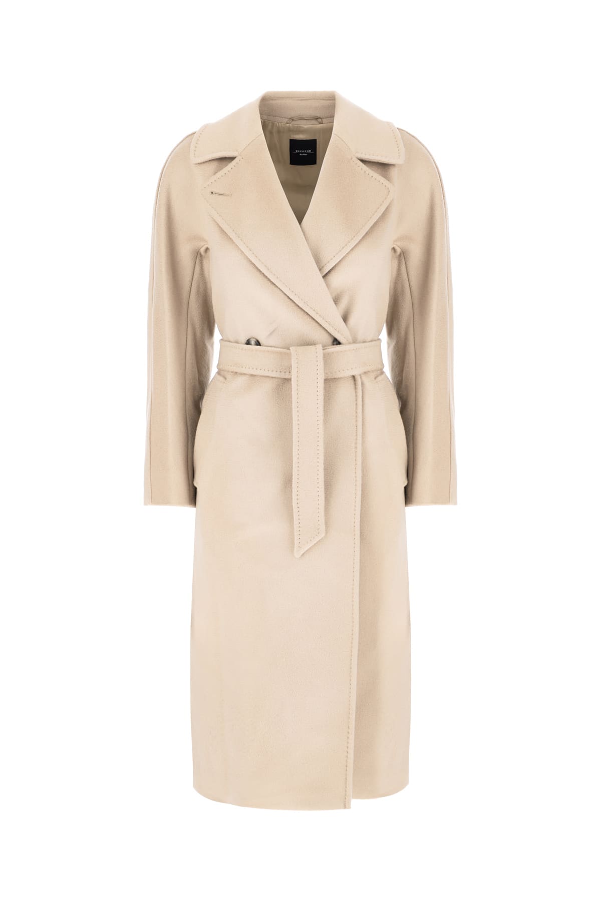 Weekend Max Mara Sand Wool Coat