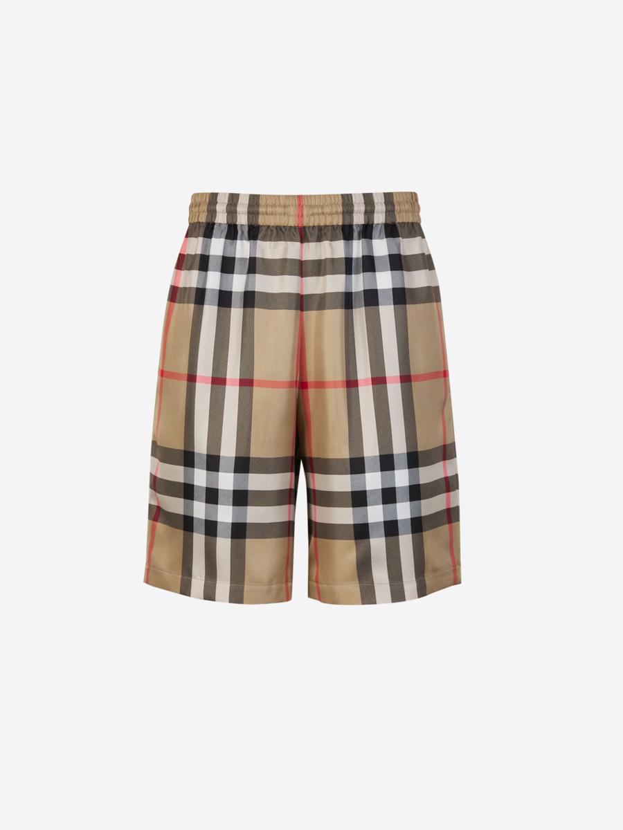Burberry Checked Motif Bermuda