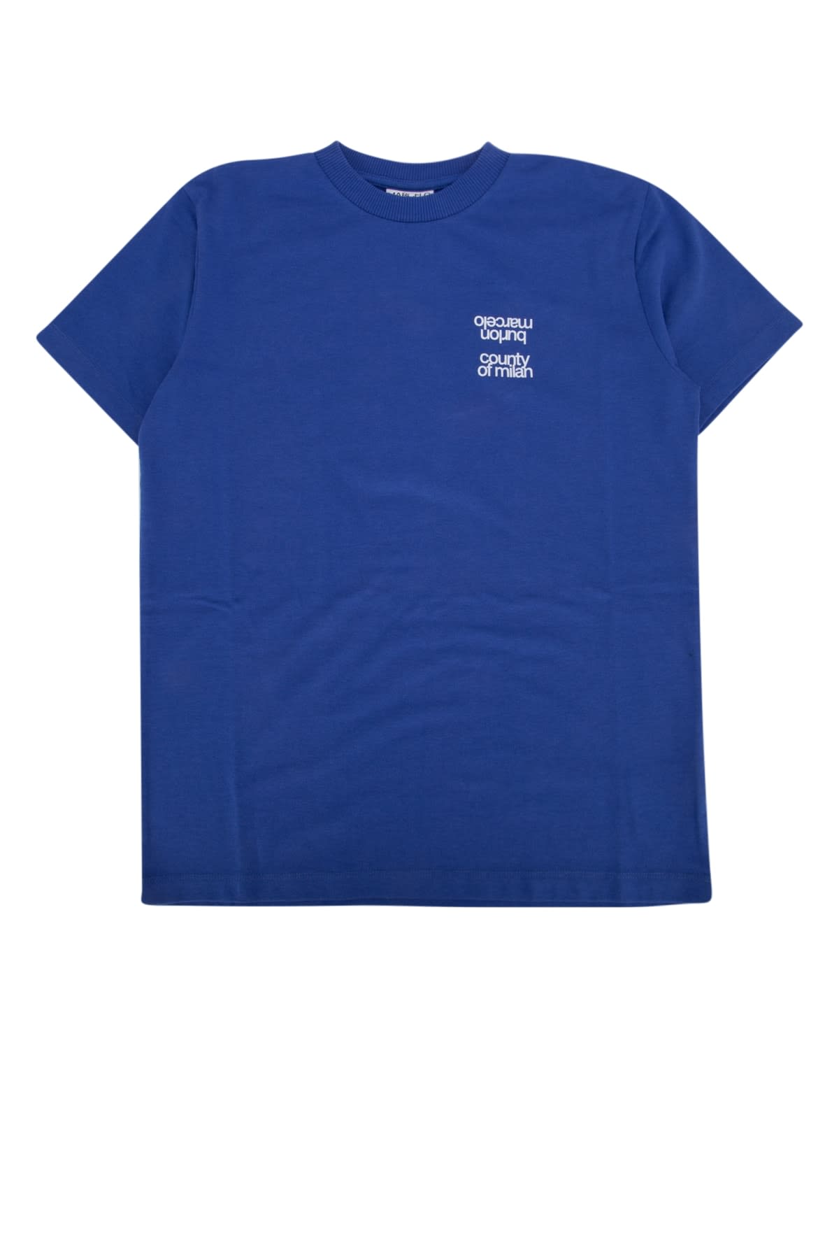 Marcelo Burlon Mbcm Panther Regular T-shirt Blue White
