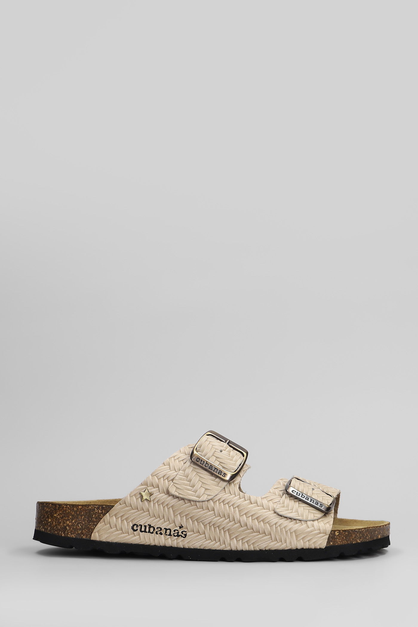 Cubanas Amalia Flats In Beige Leather