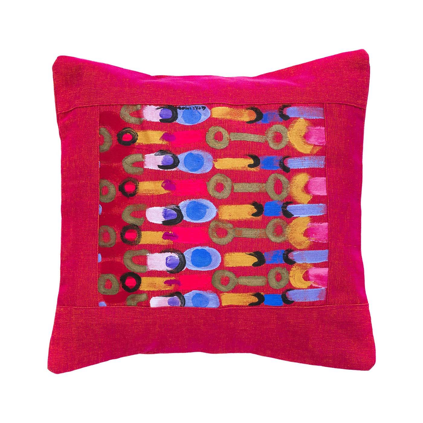 Le Botteghe su Gologone Hand Painted Cushions 100x100 Cm
