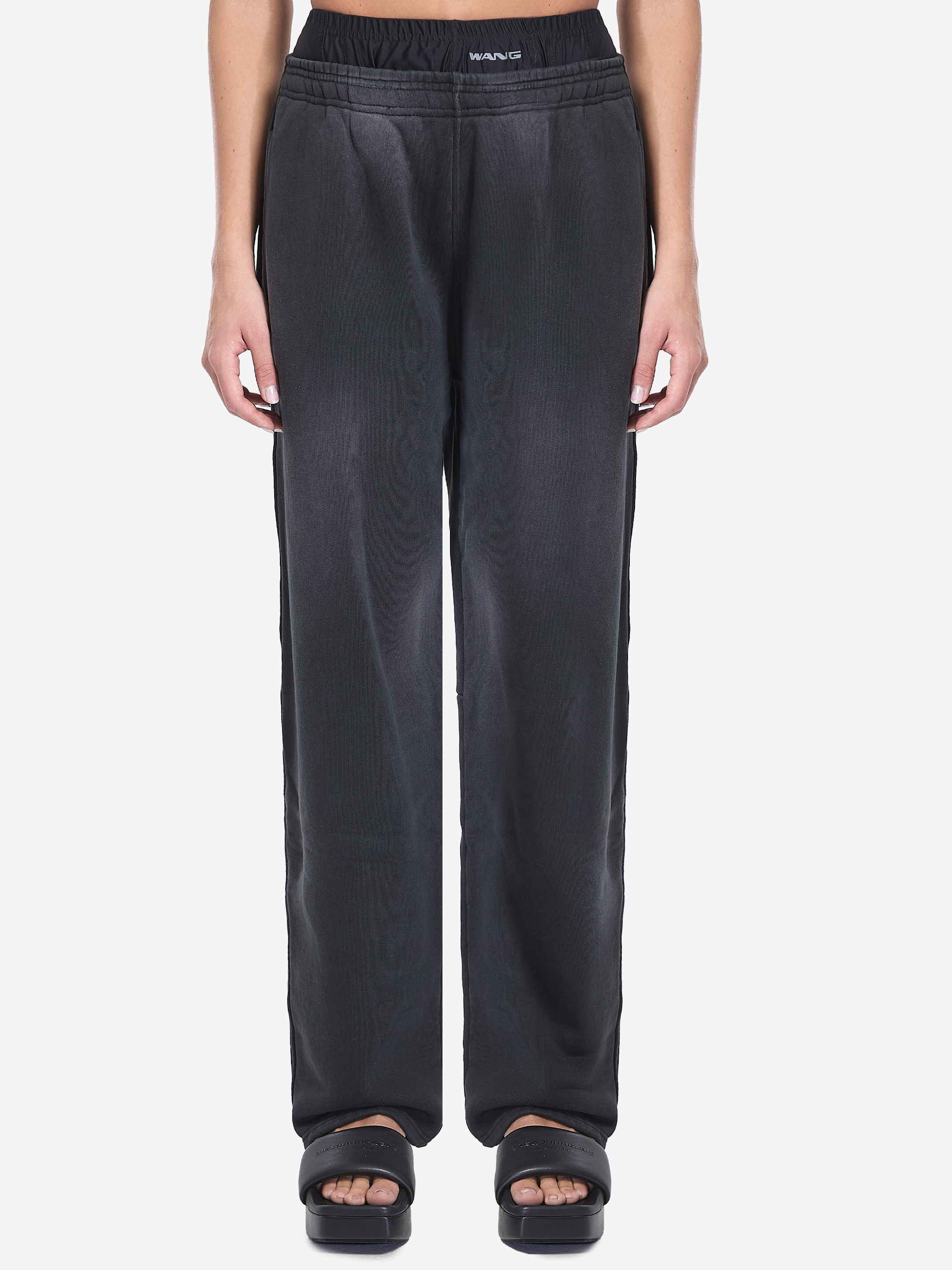 Prestyled sweatpants with boxer