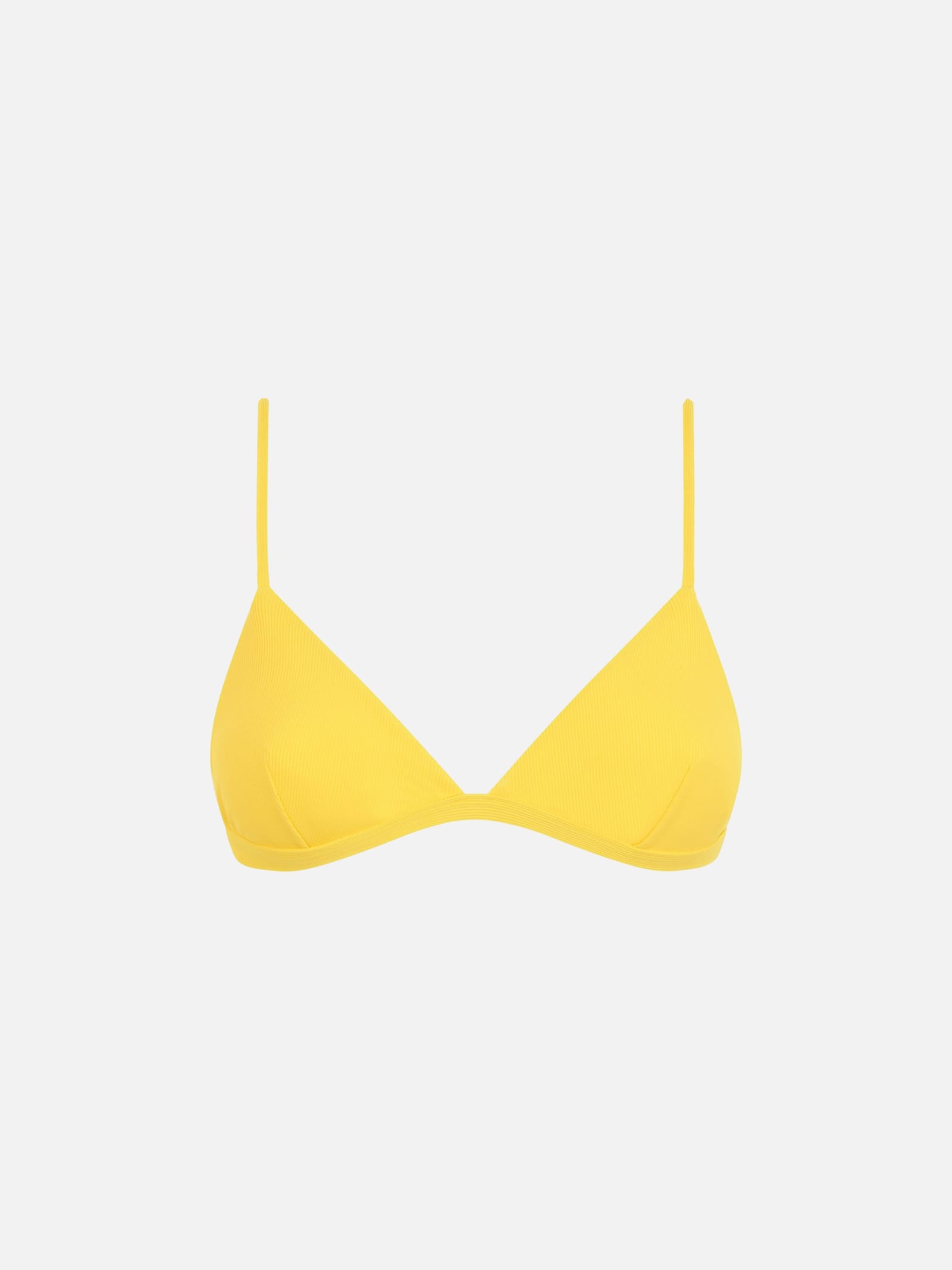MC2 Saint Barth Ribbed Yellow Triangle