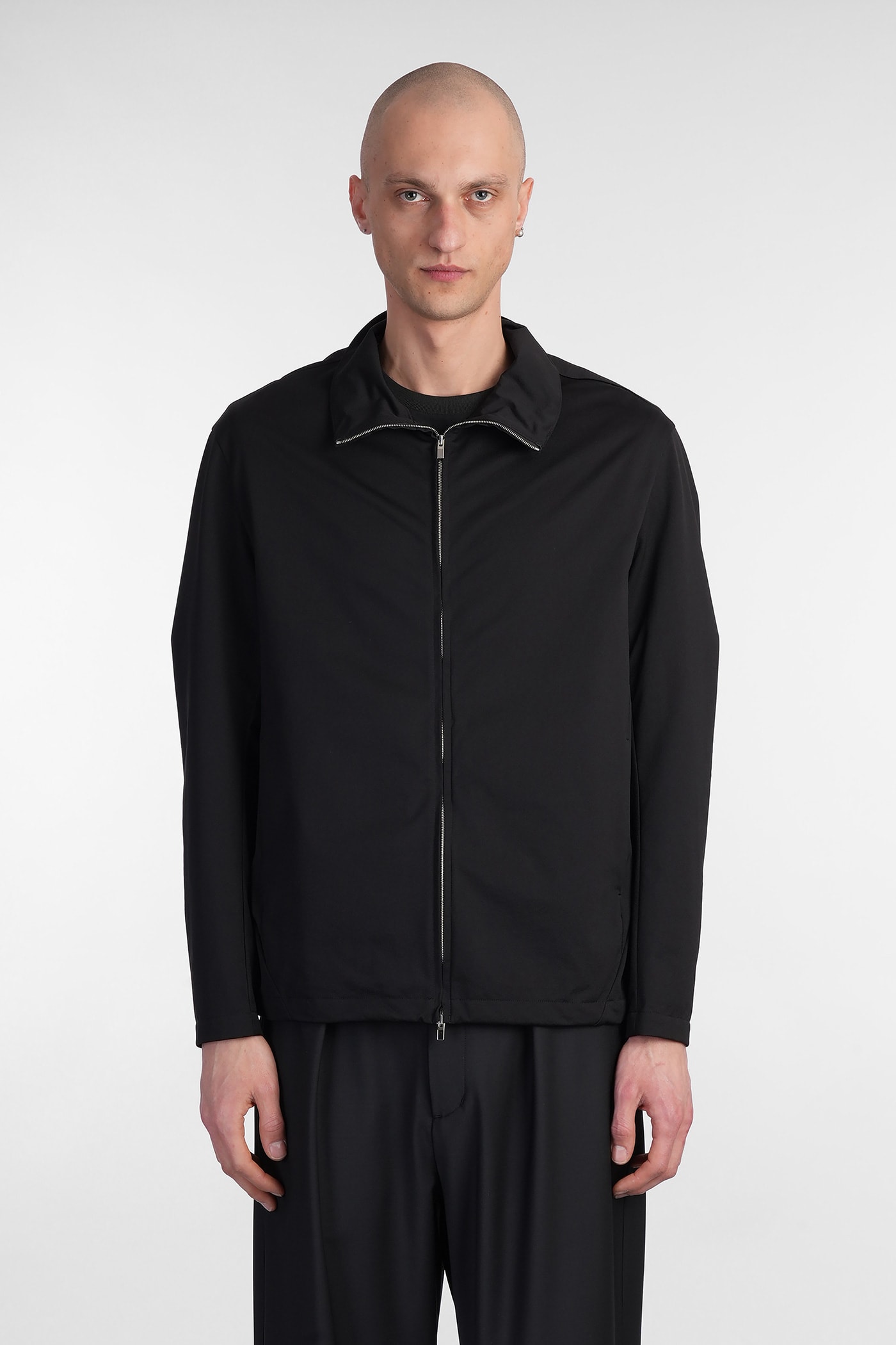 Attachment Casual Jacket In Black Polyester