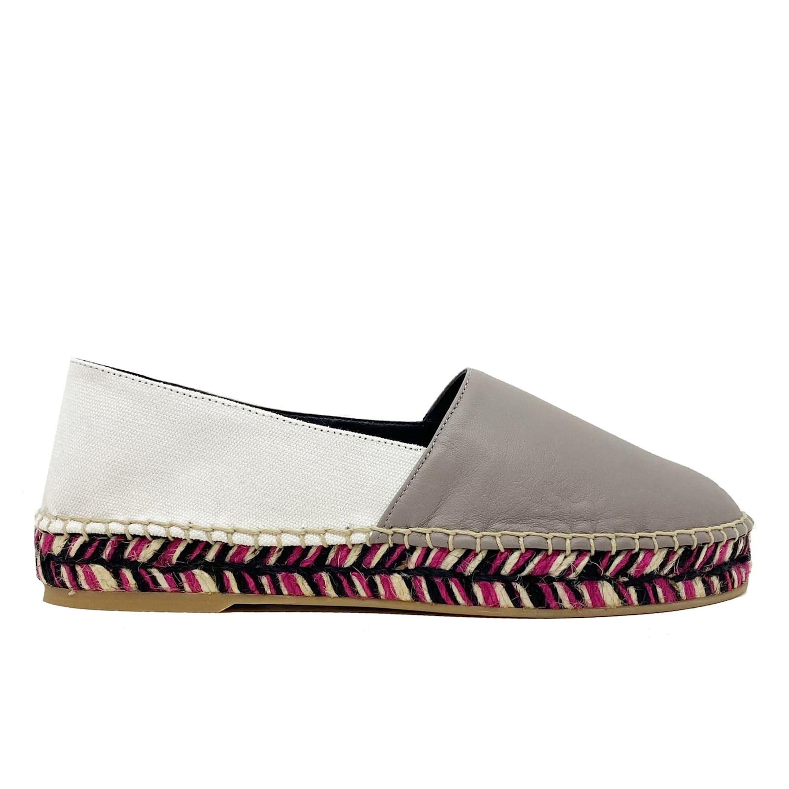 Off-White Off White Leather Espadrilles
