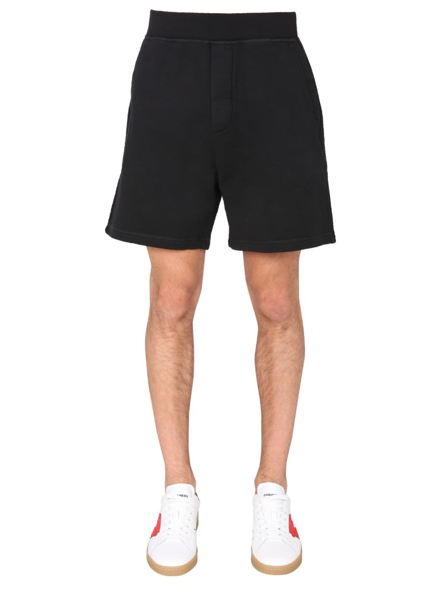 Dsquared2 Bermuda With Icon Print