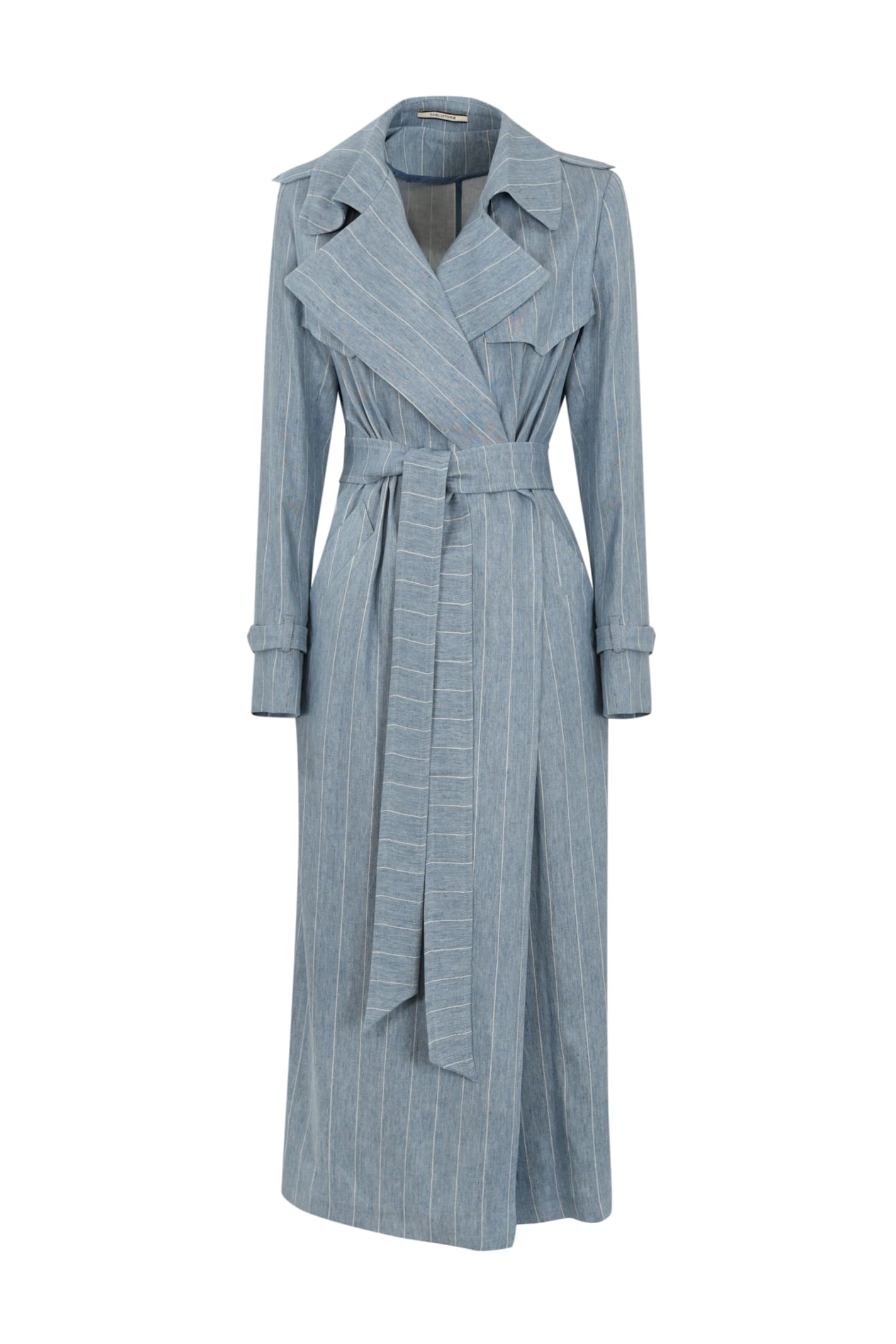 Tagliatore Carola Coat In Linen And Cotton