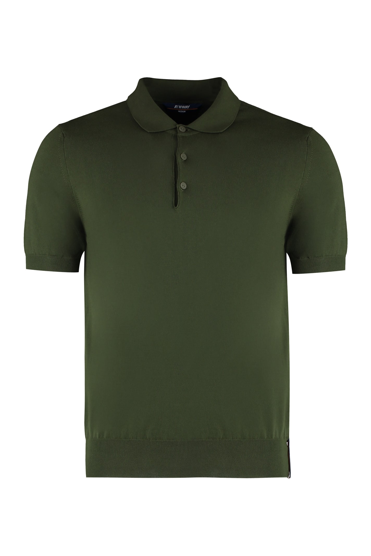 K-Way Pleyne Knitted Cotton Polo Shirt