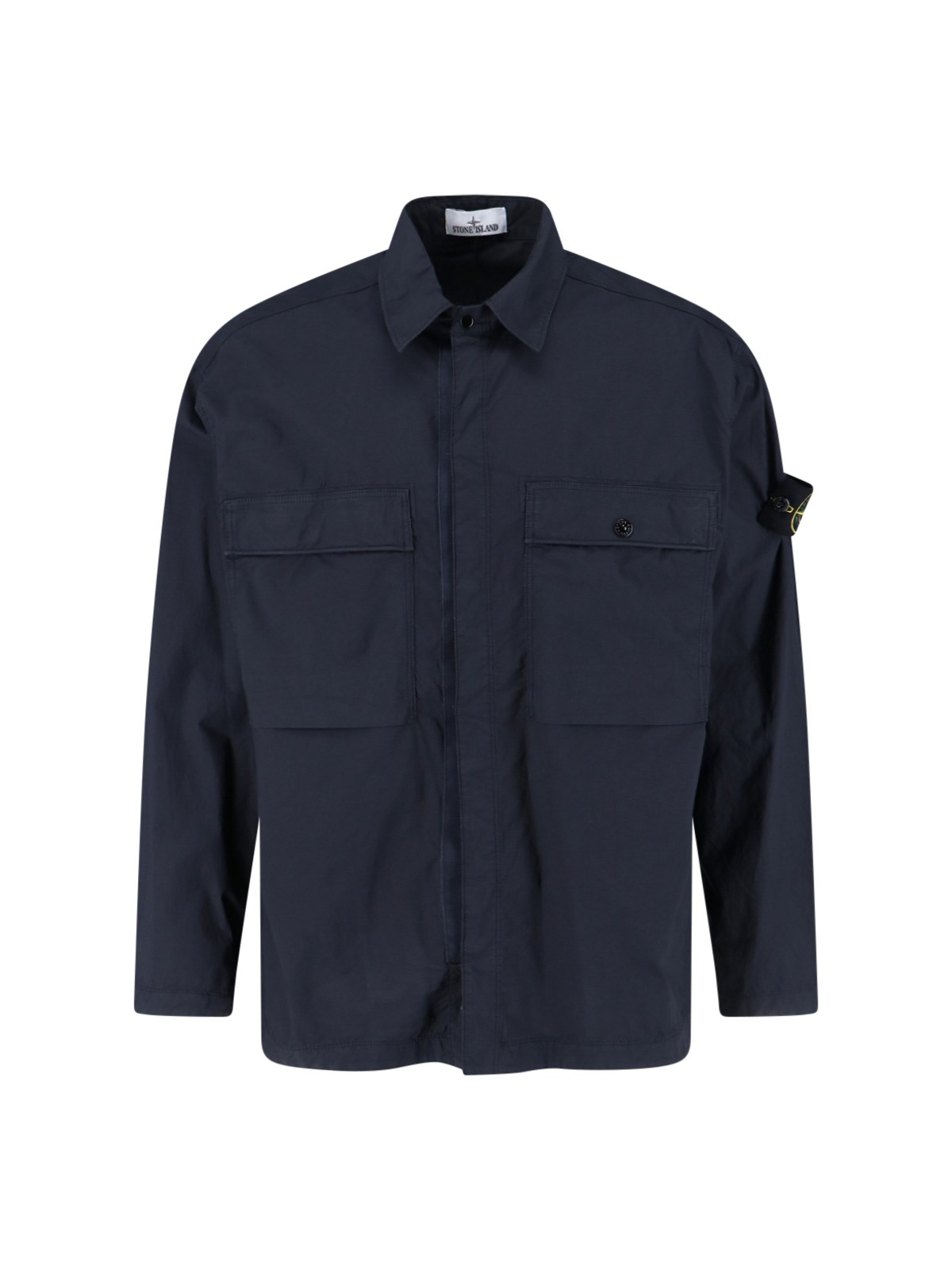Stone Island Logo Shirt Jacket