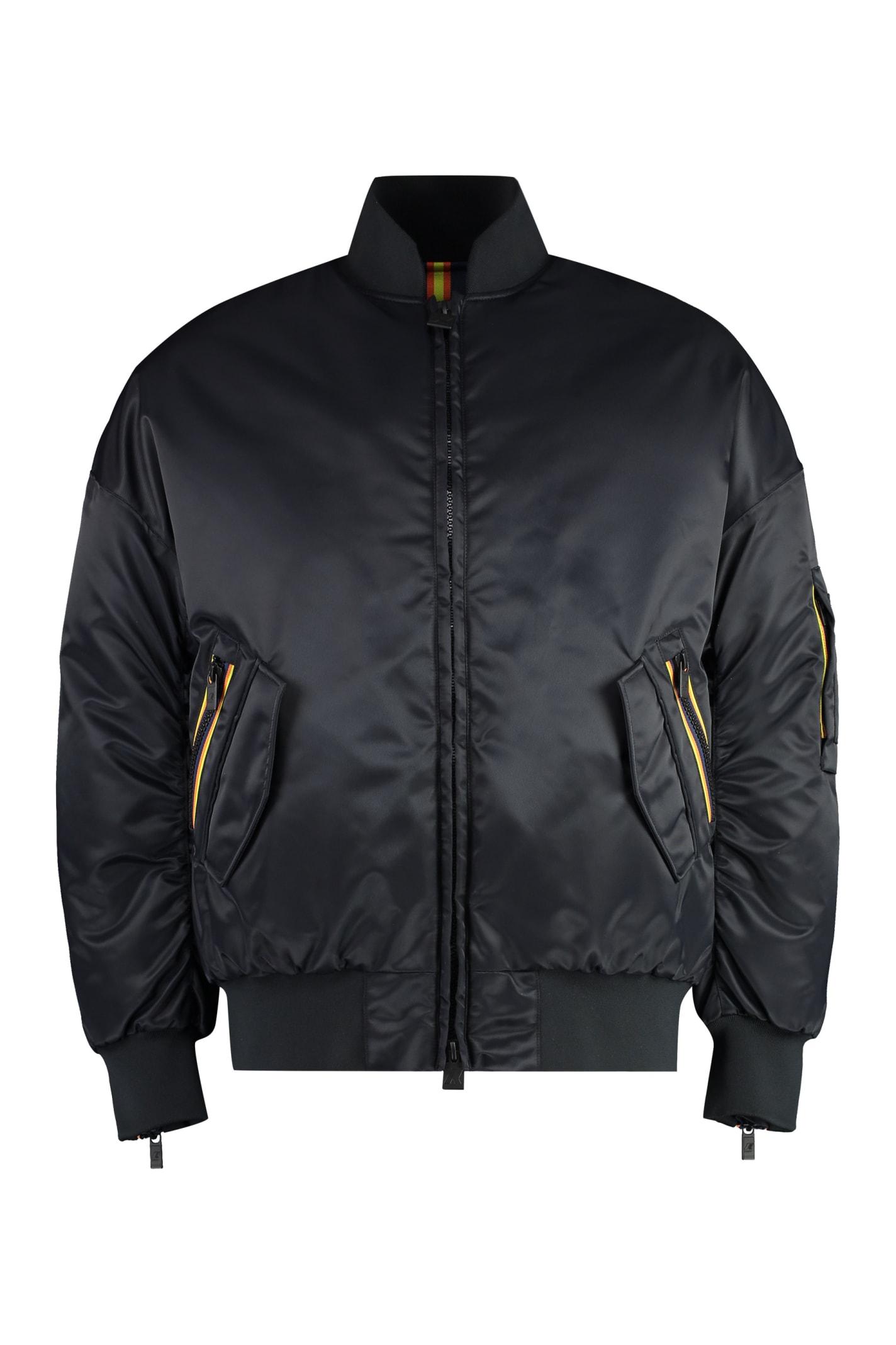 K-Way Londony Bomber In Technical Fabric