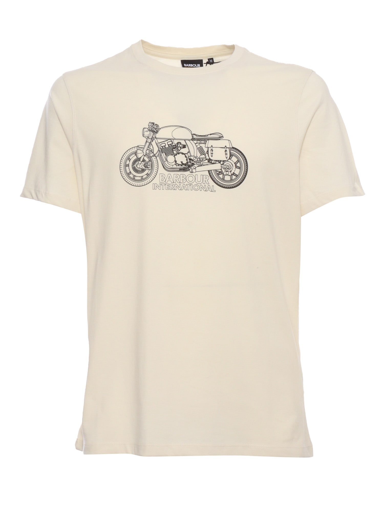 Barbour Beige Printed T-shirt