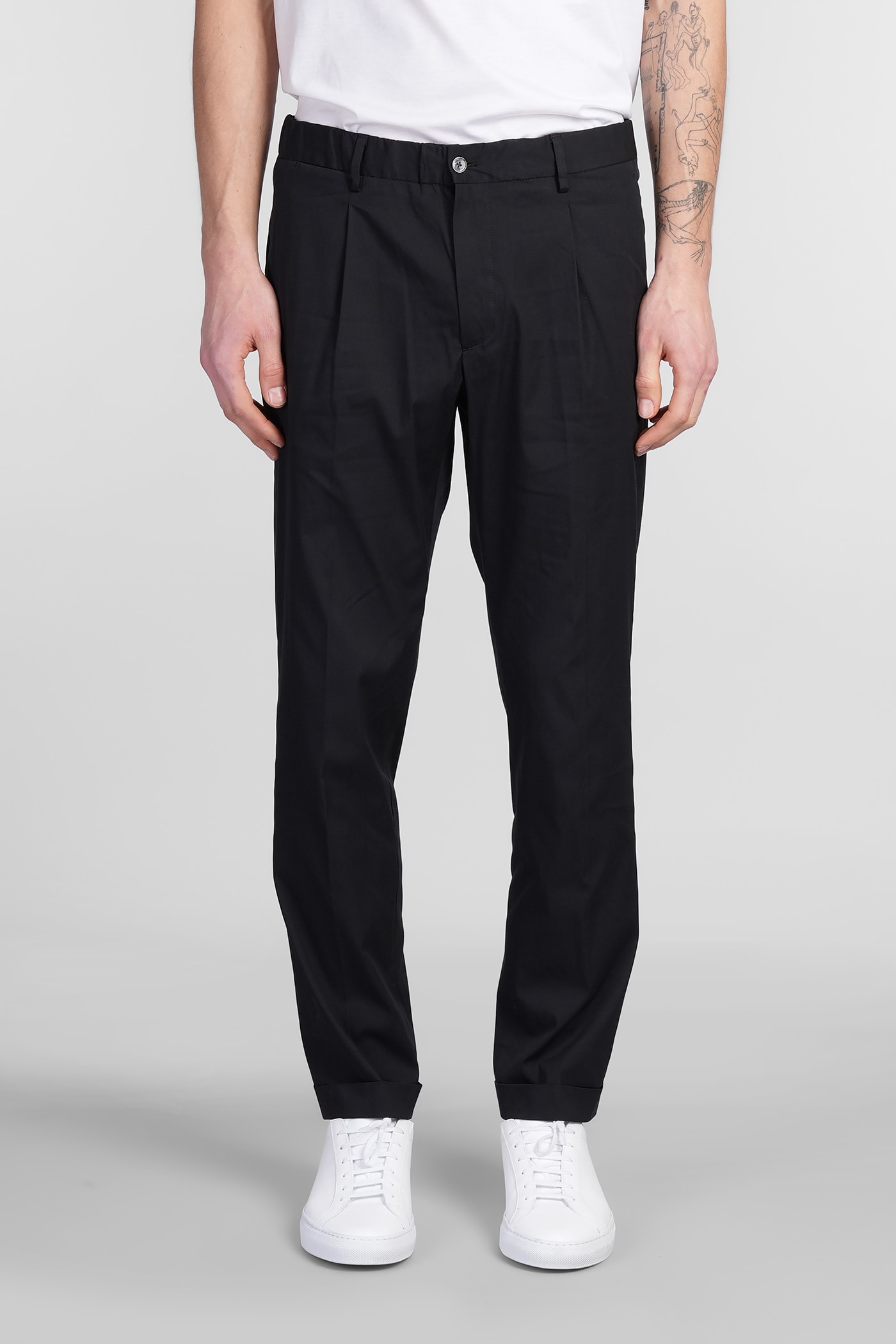 Briglia 1949 Isolas Pants In Black Cotton