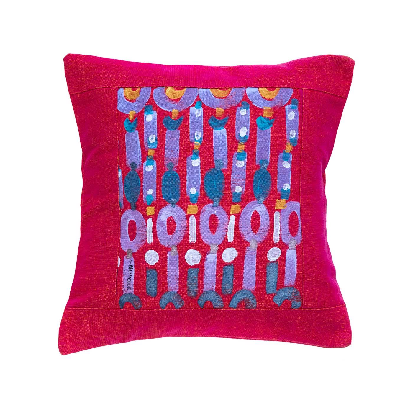 Le Botteghe su Gologone Hand Painted Cushions 100x100 Cm