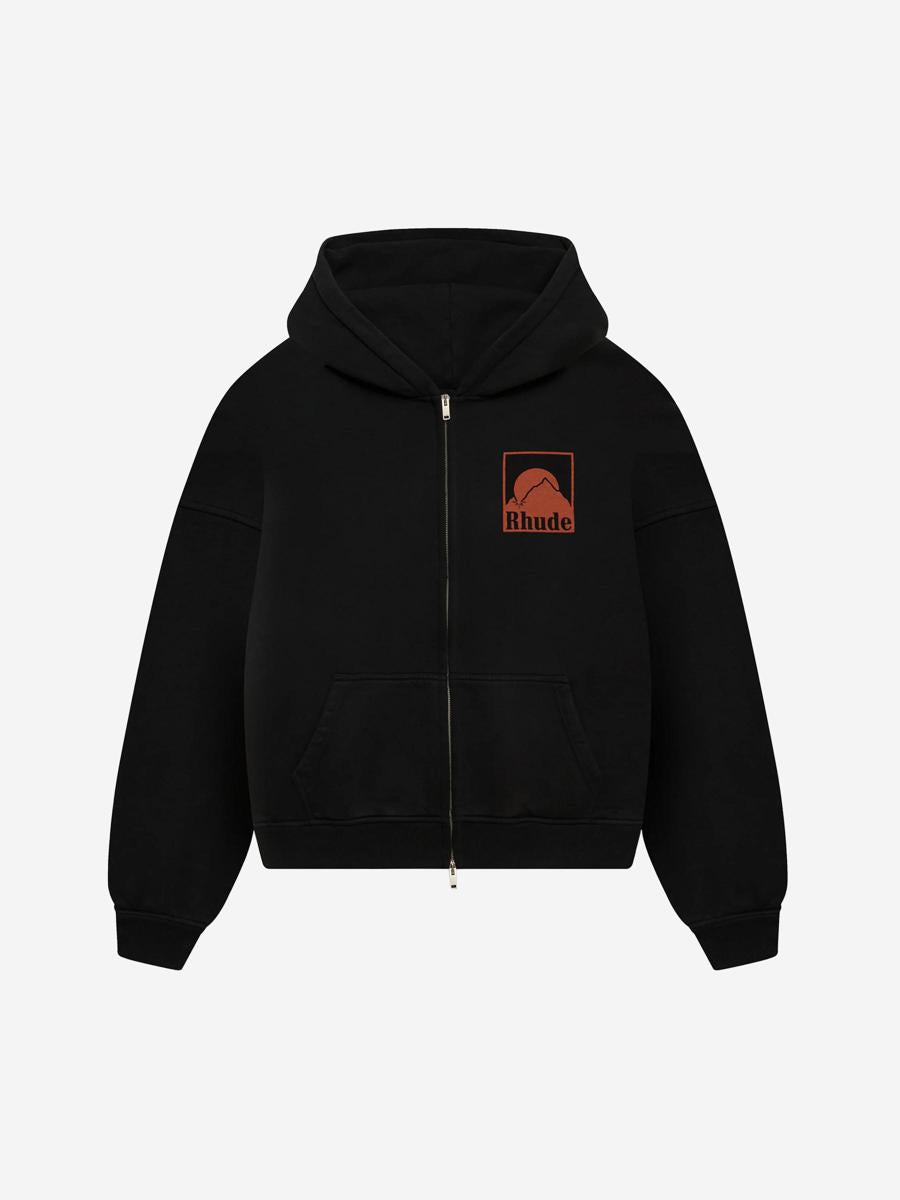 Rhude 拉链连帽卫衣