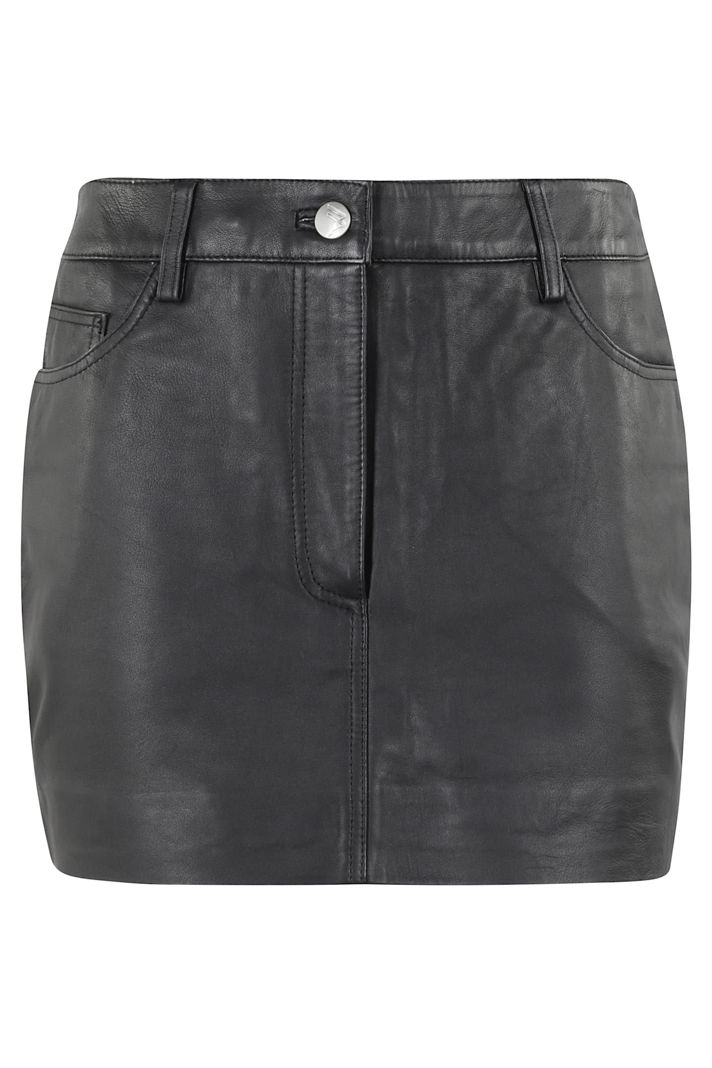 REMAIN Birger Christensen Leather Mini Skirt
