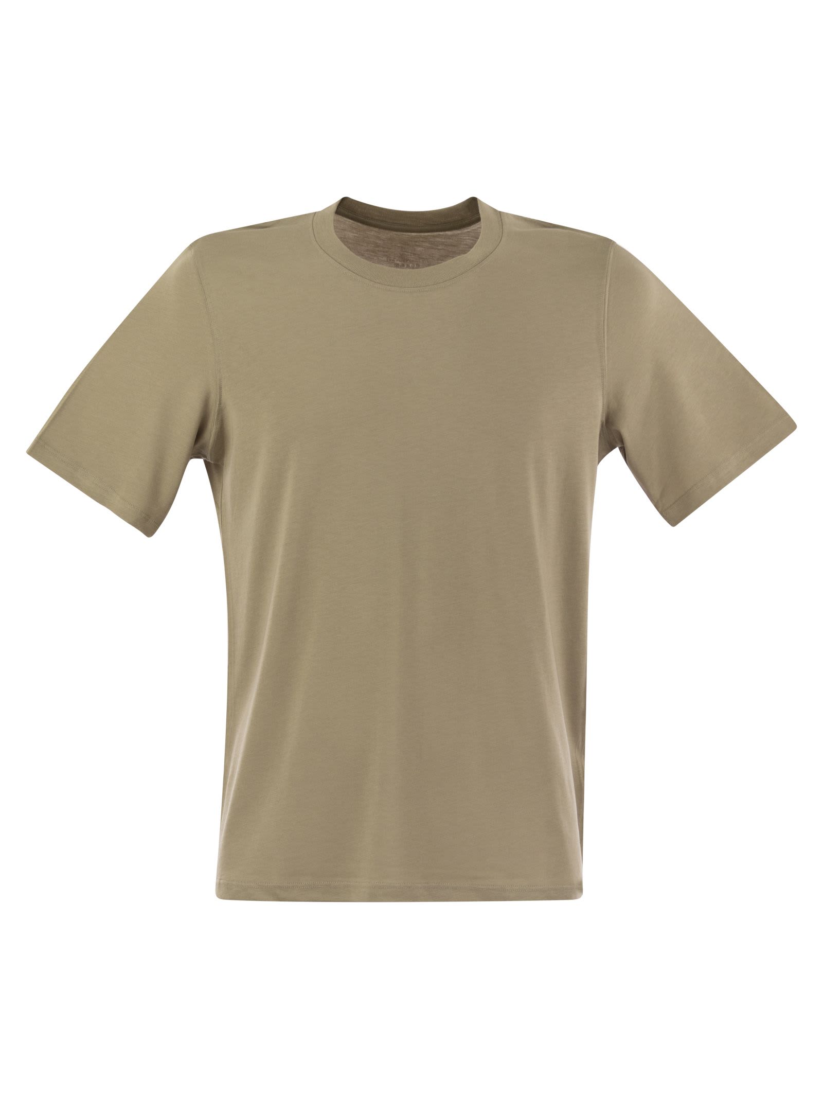 Majestic Filatures Short-sleeved T-shirt In Lyocell And Cotton