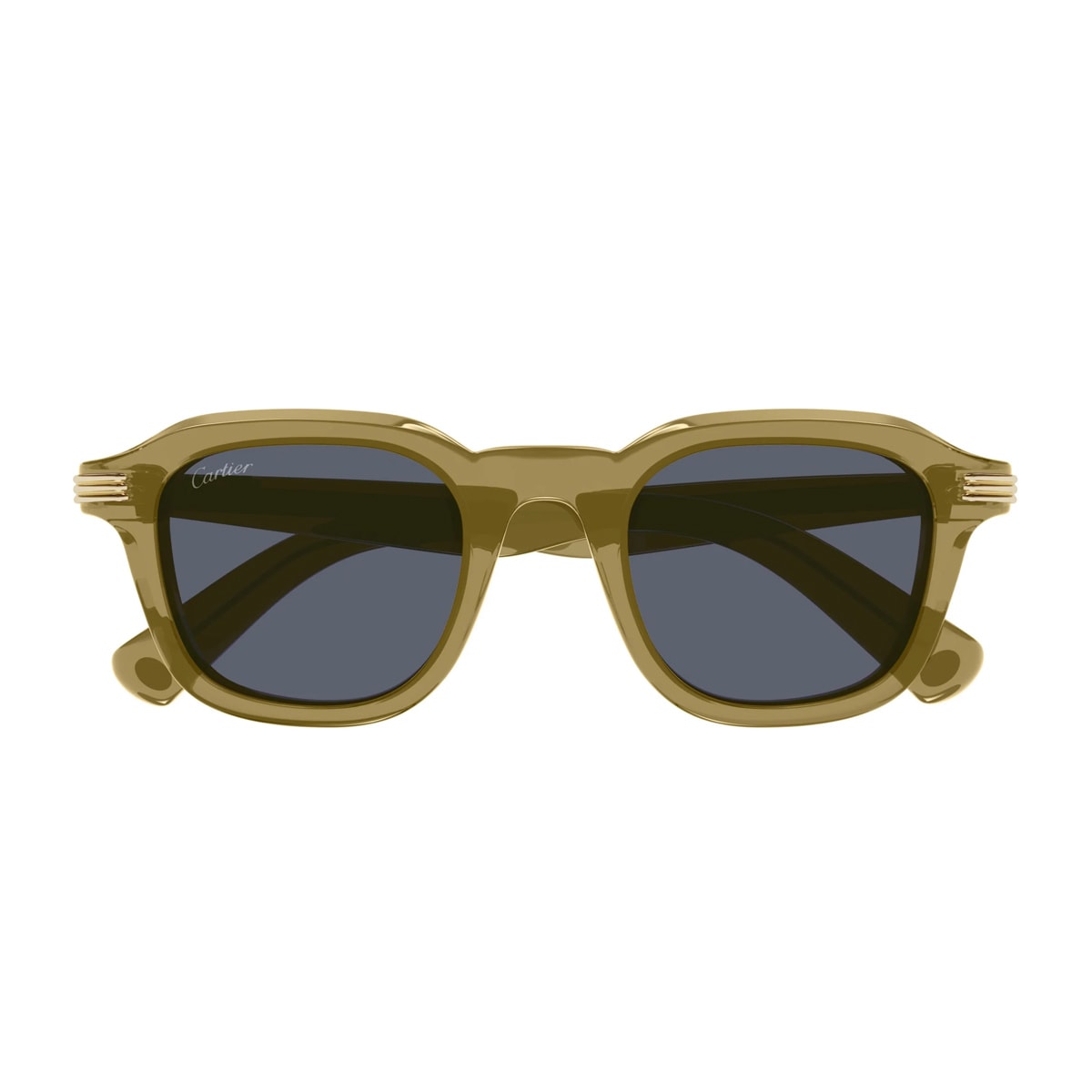 Cartier Eyewear Cartier Ct0536s Linea Première De Cartier 005 Yellow Grey Sunglasses