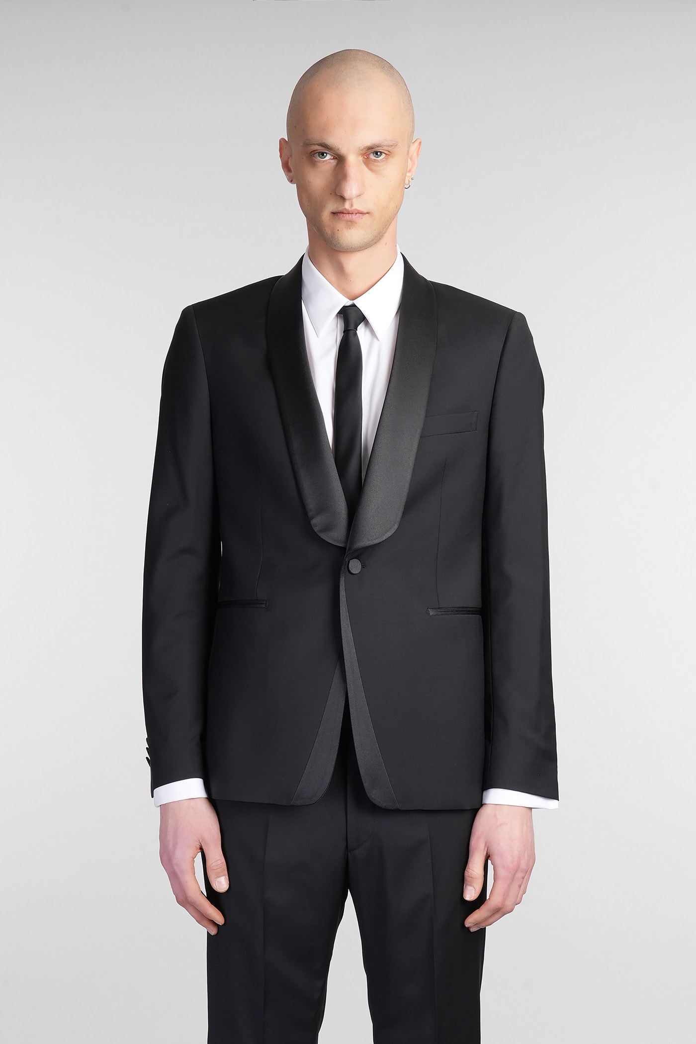 Tagliatore 0205 Sfbrmarl Y01 Lis In Black Wool