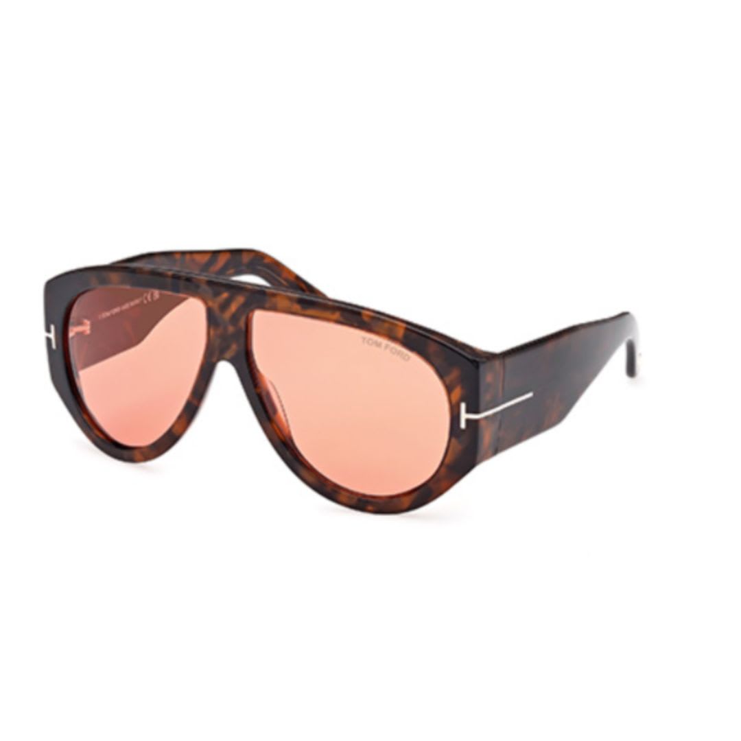 Tom Ford Eyewear Ft10446052s - Avana Scura / Bordeaux