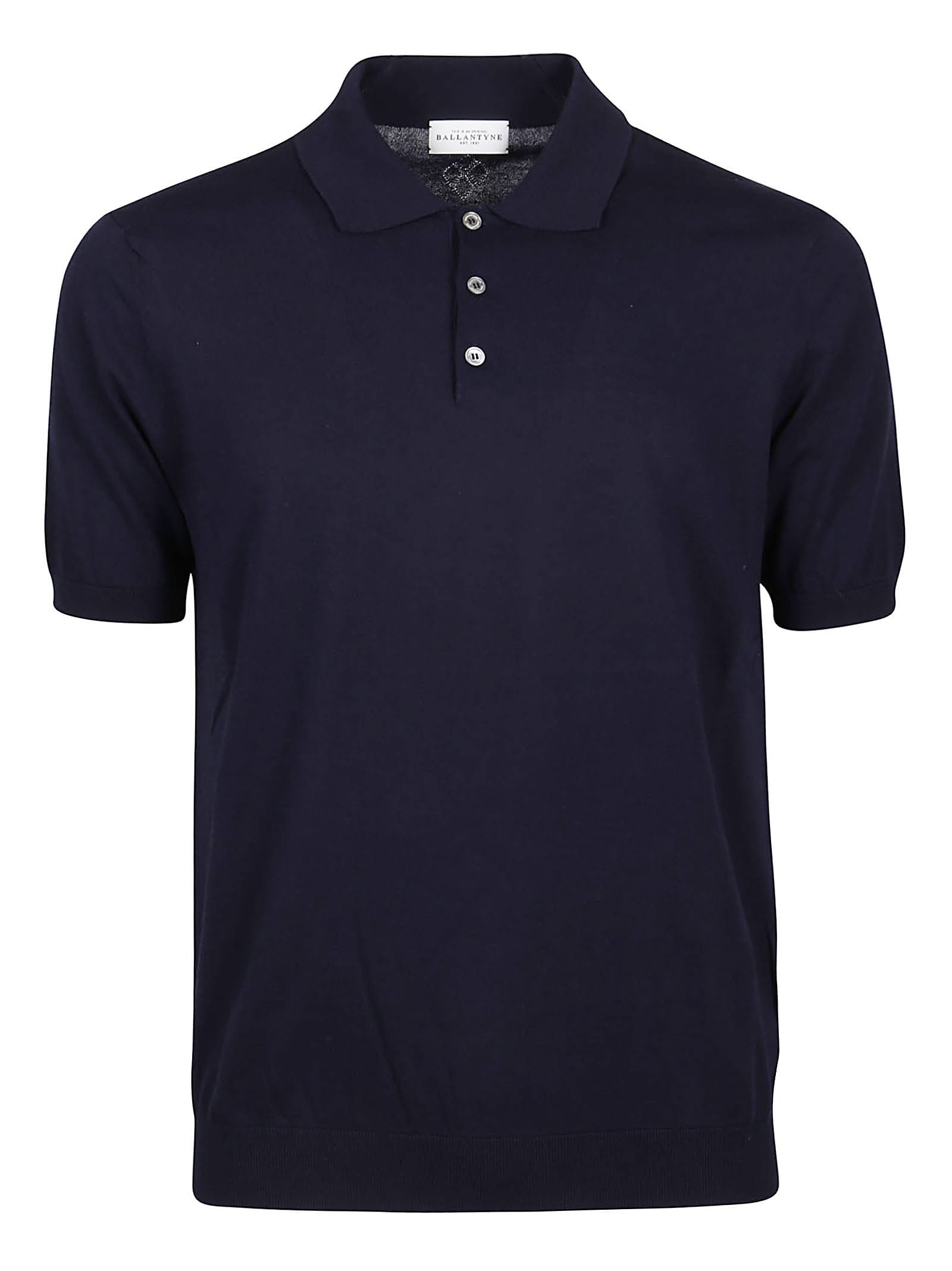 Ballantyne Plain Short Sleeve Polo Shirt