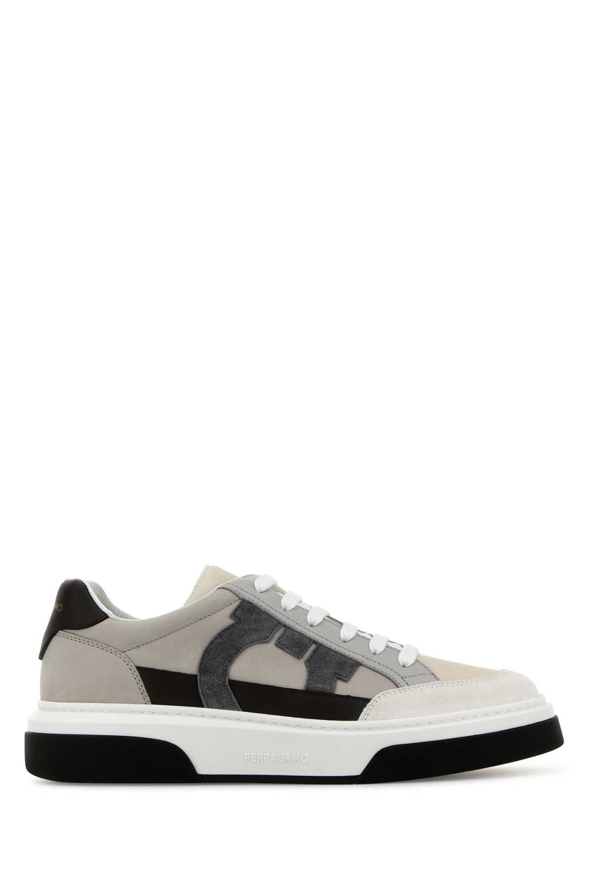 Ferragamo Multicolor Leather Cassina Sneakers
