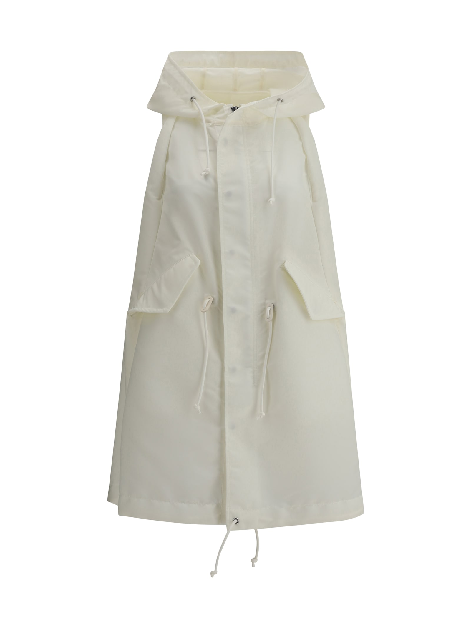 Sacai Long Vest With Hood