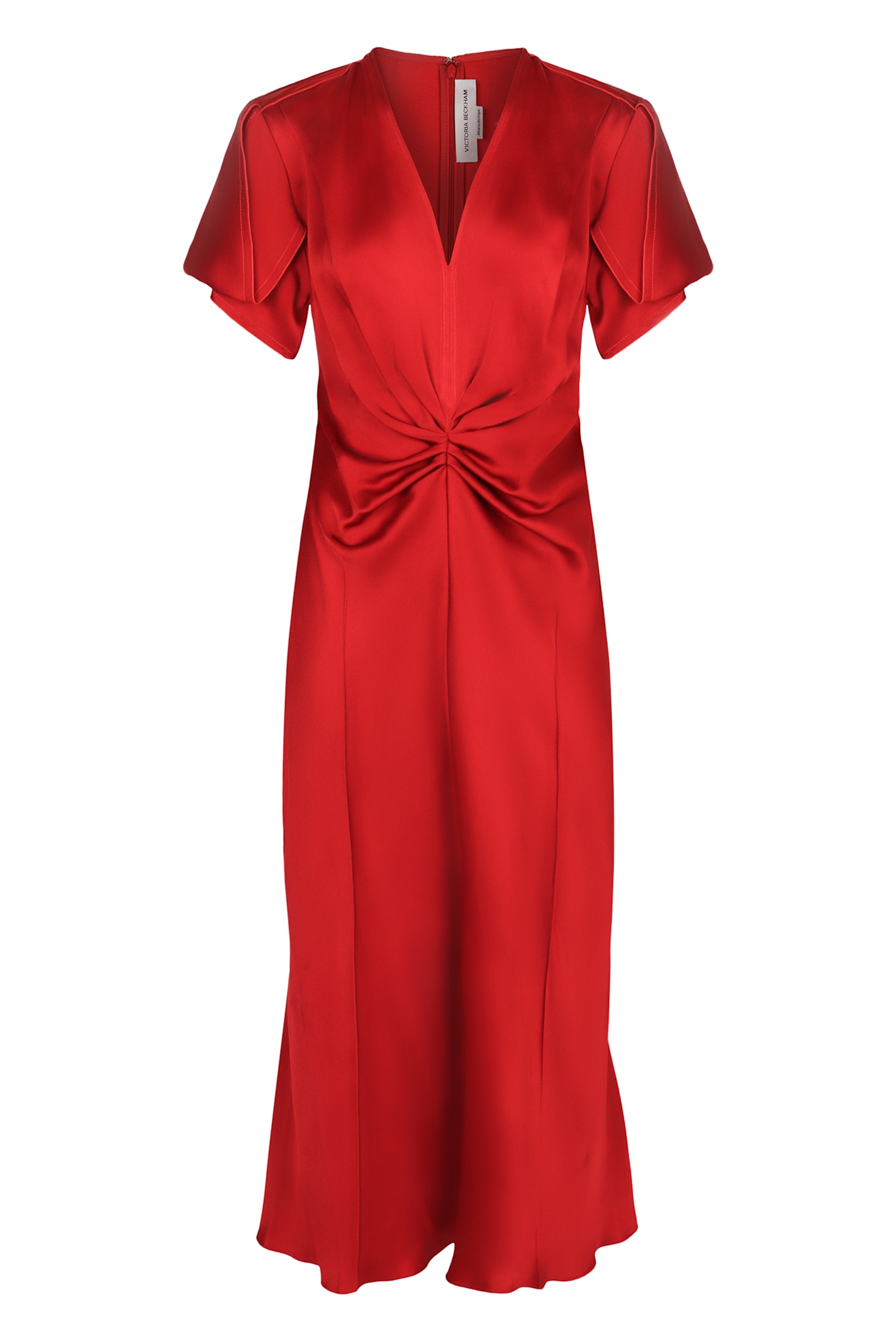 Victoria Beckham Draped Midi Dress