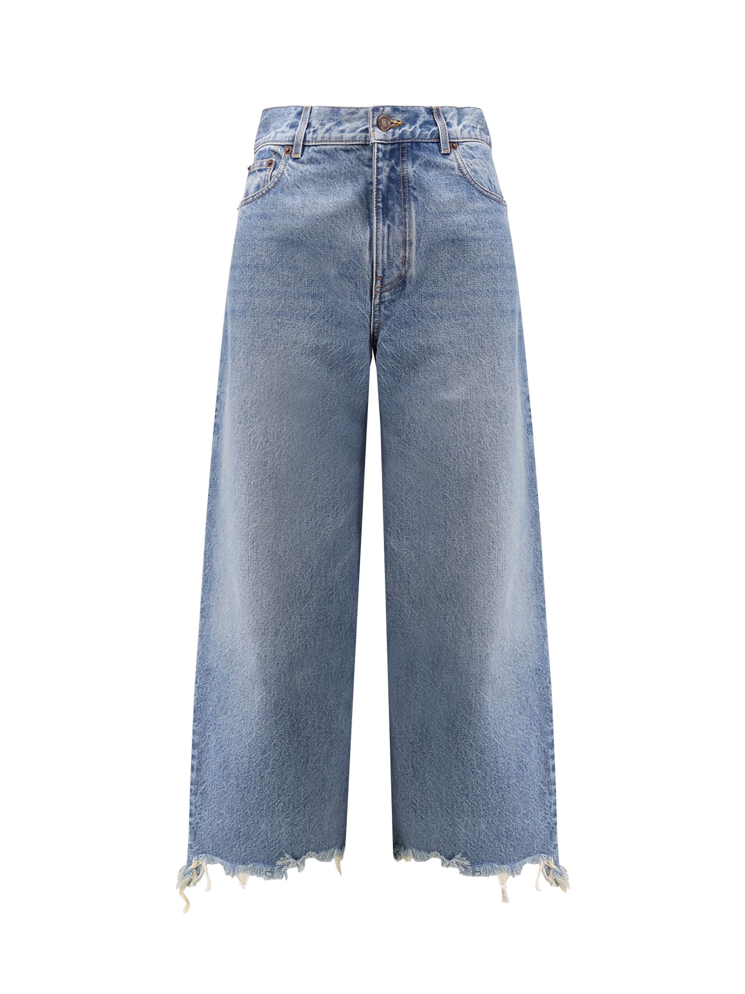 Chloé Frayed Bottom Jeans