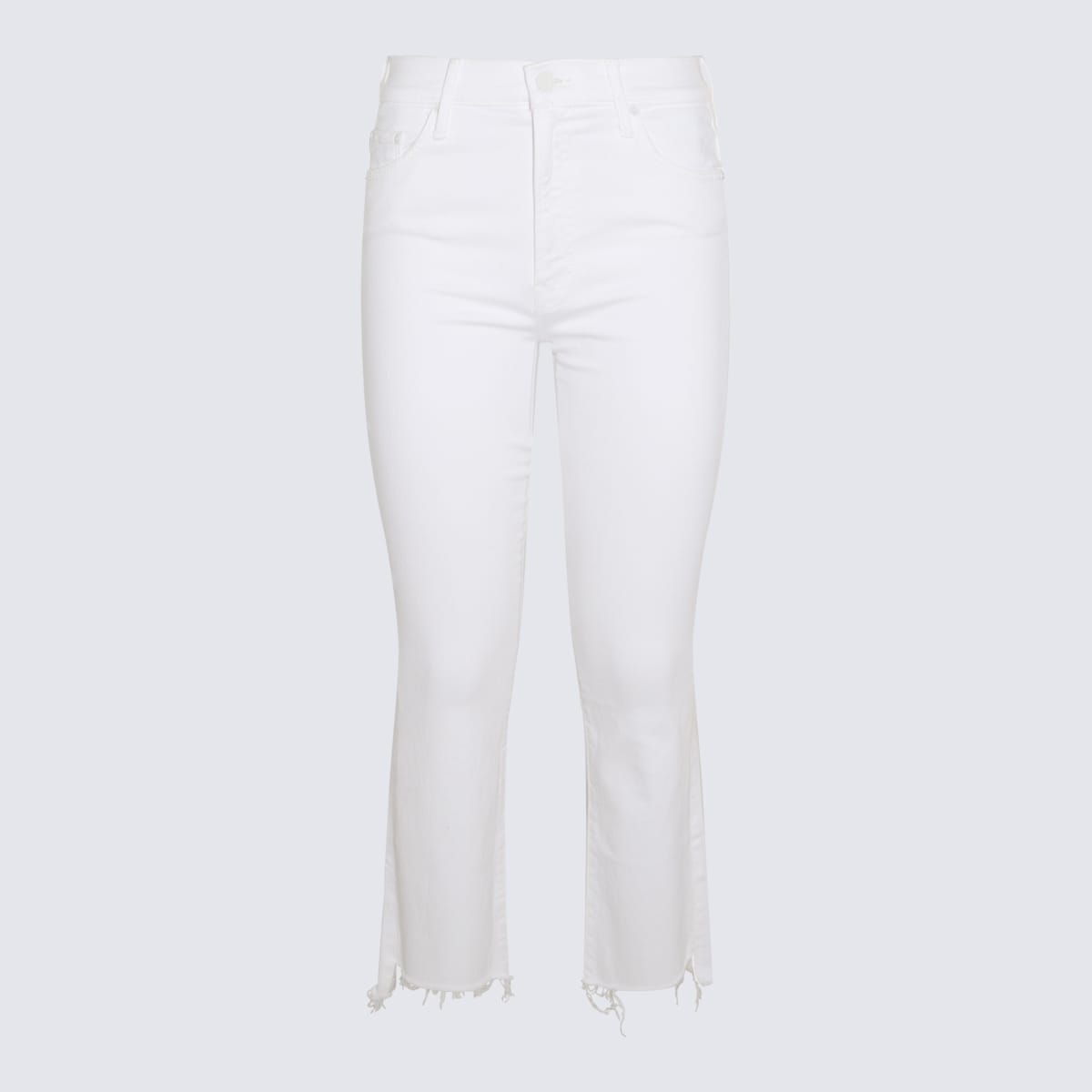 Mother White Cotton Jeans
