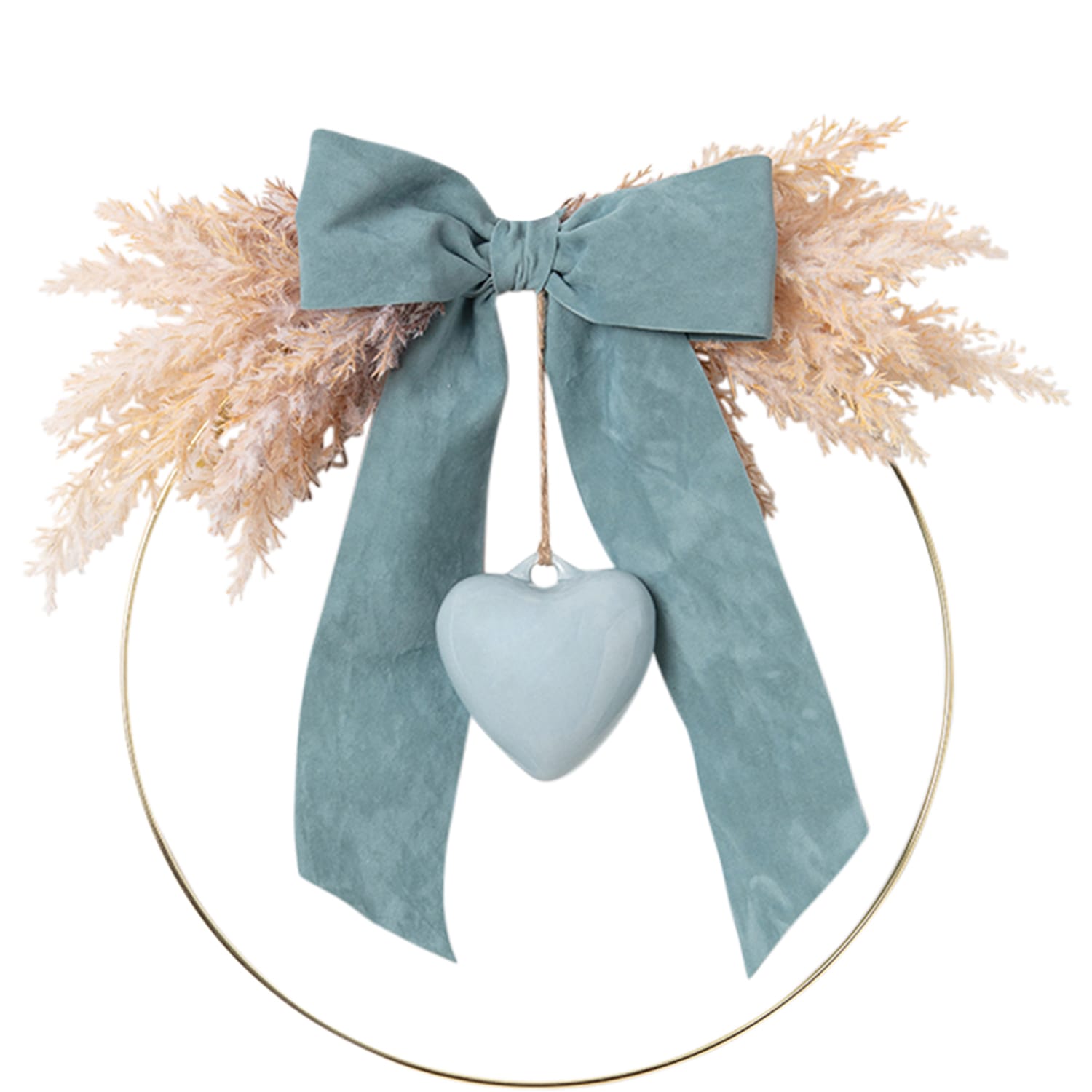 Little Bear Light Blue Birth Bow For Baby Boy With Heart