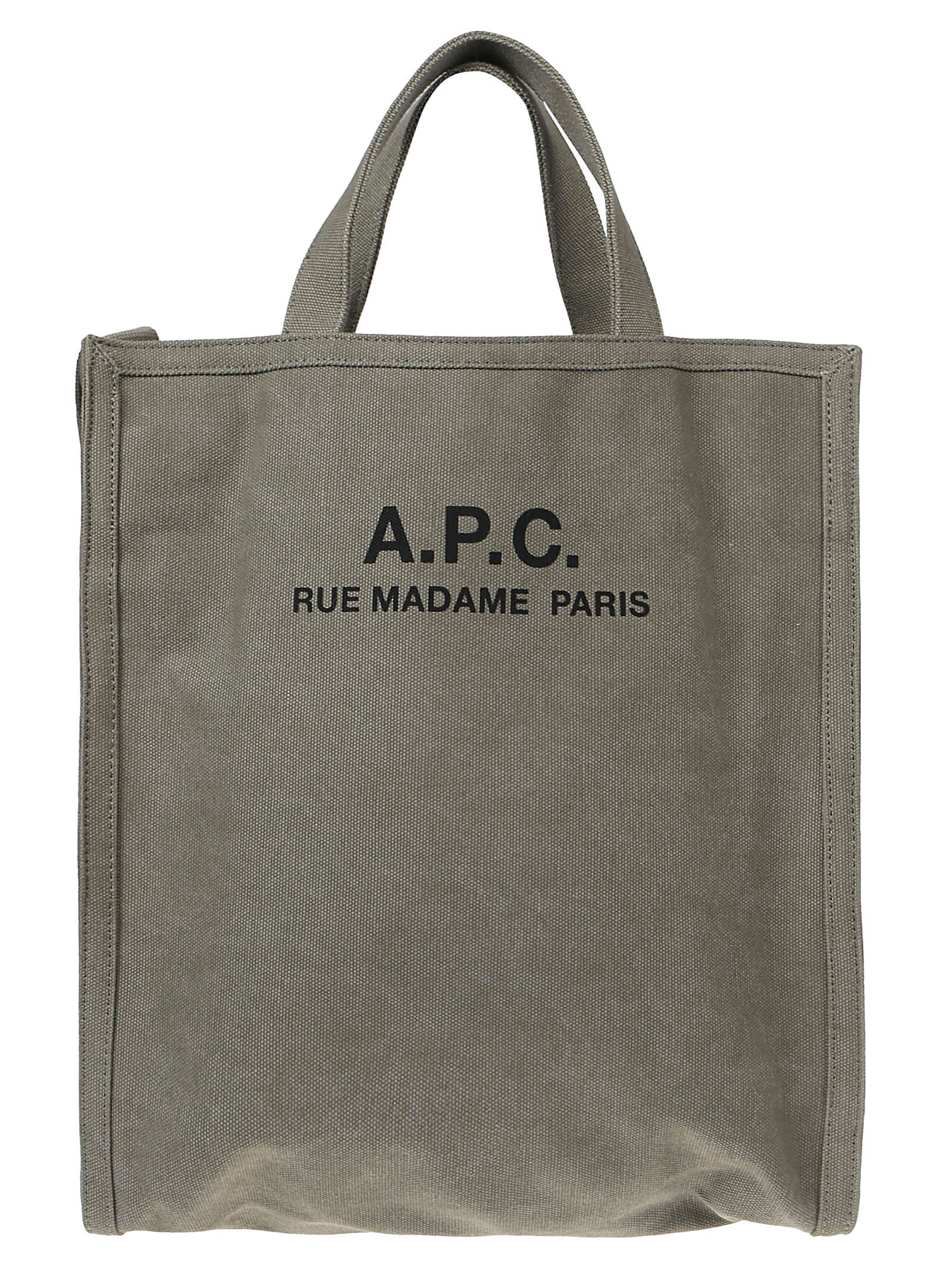 A. P.C. Shopper Bag With Logo Print