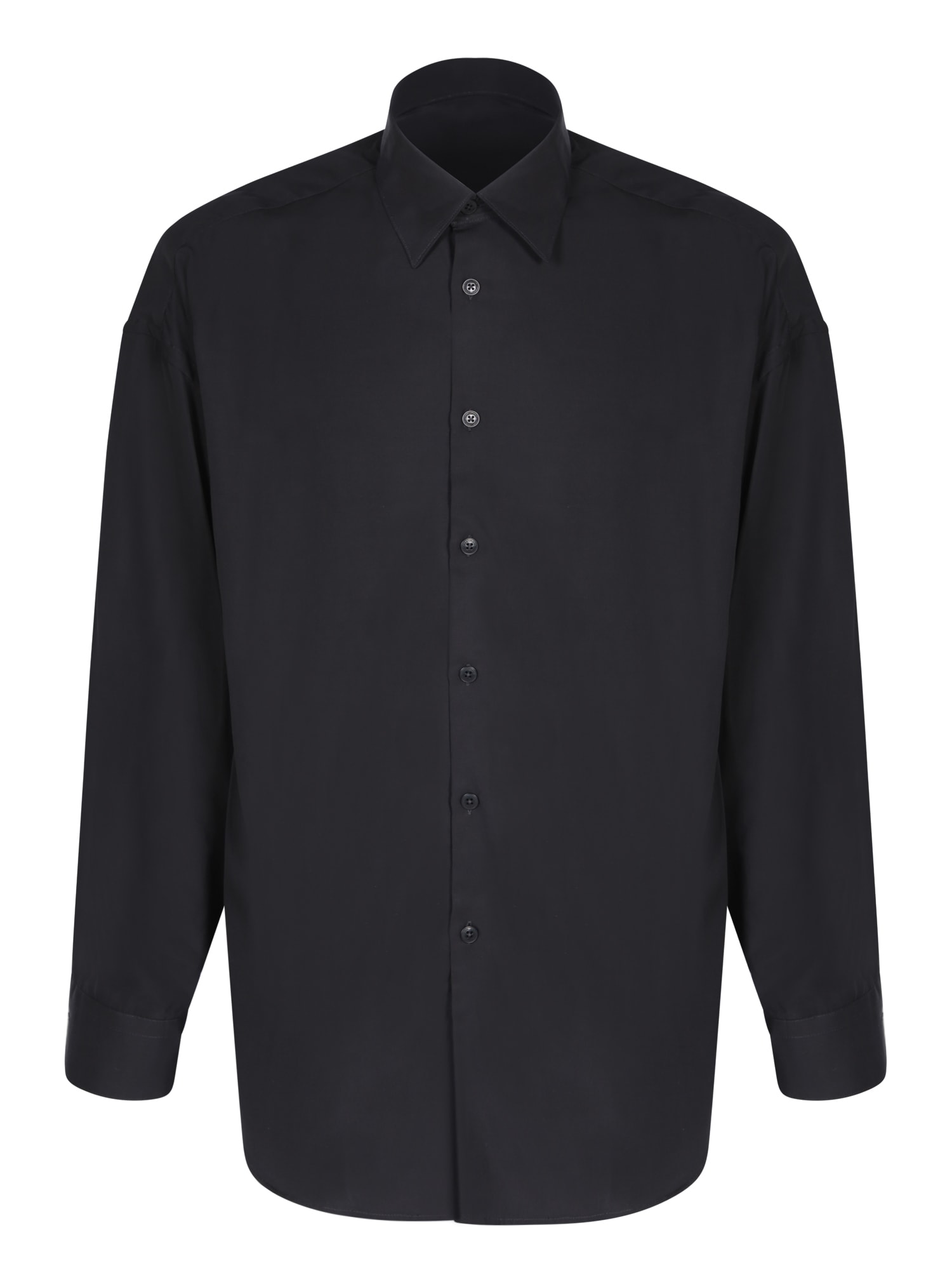 costumein Black Cotton Over Fit Shirt