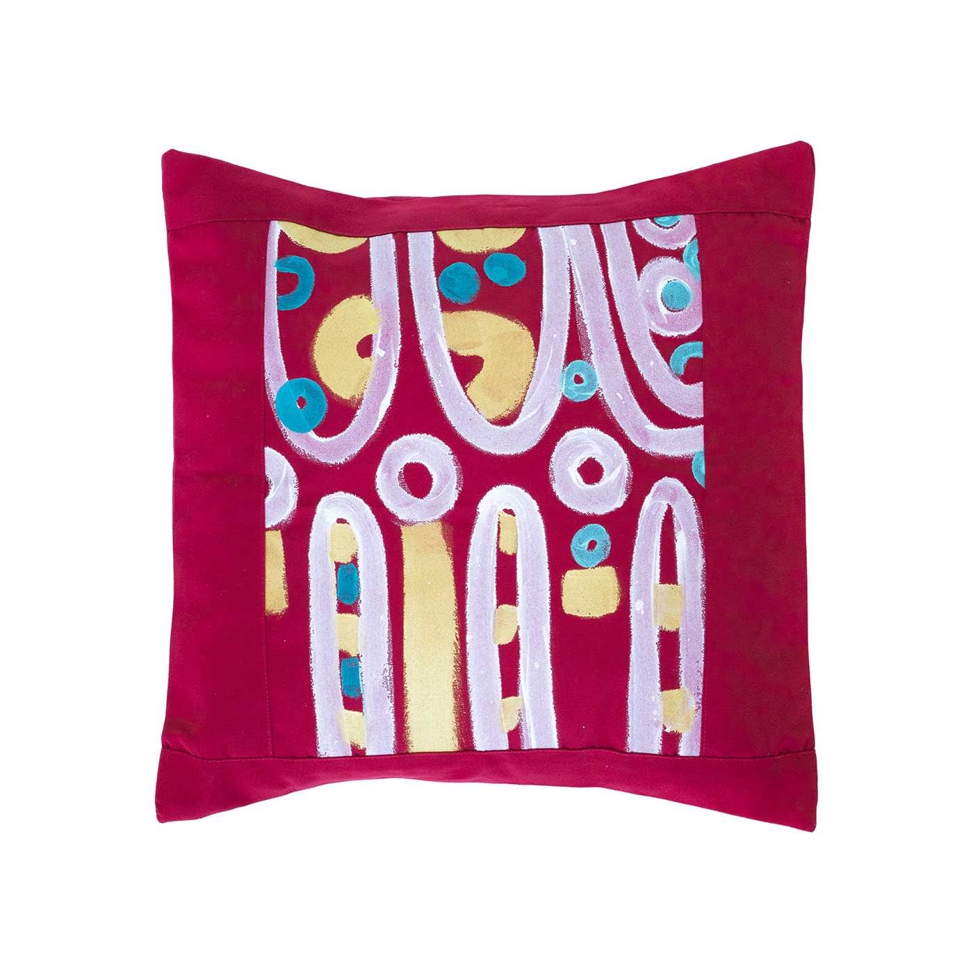 Le Botteghe su Gologone Hand Painted Cushions 100x100 Cm