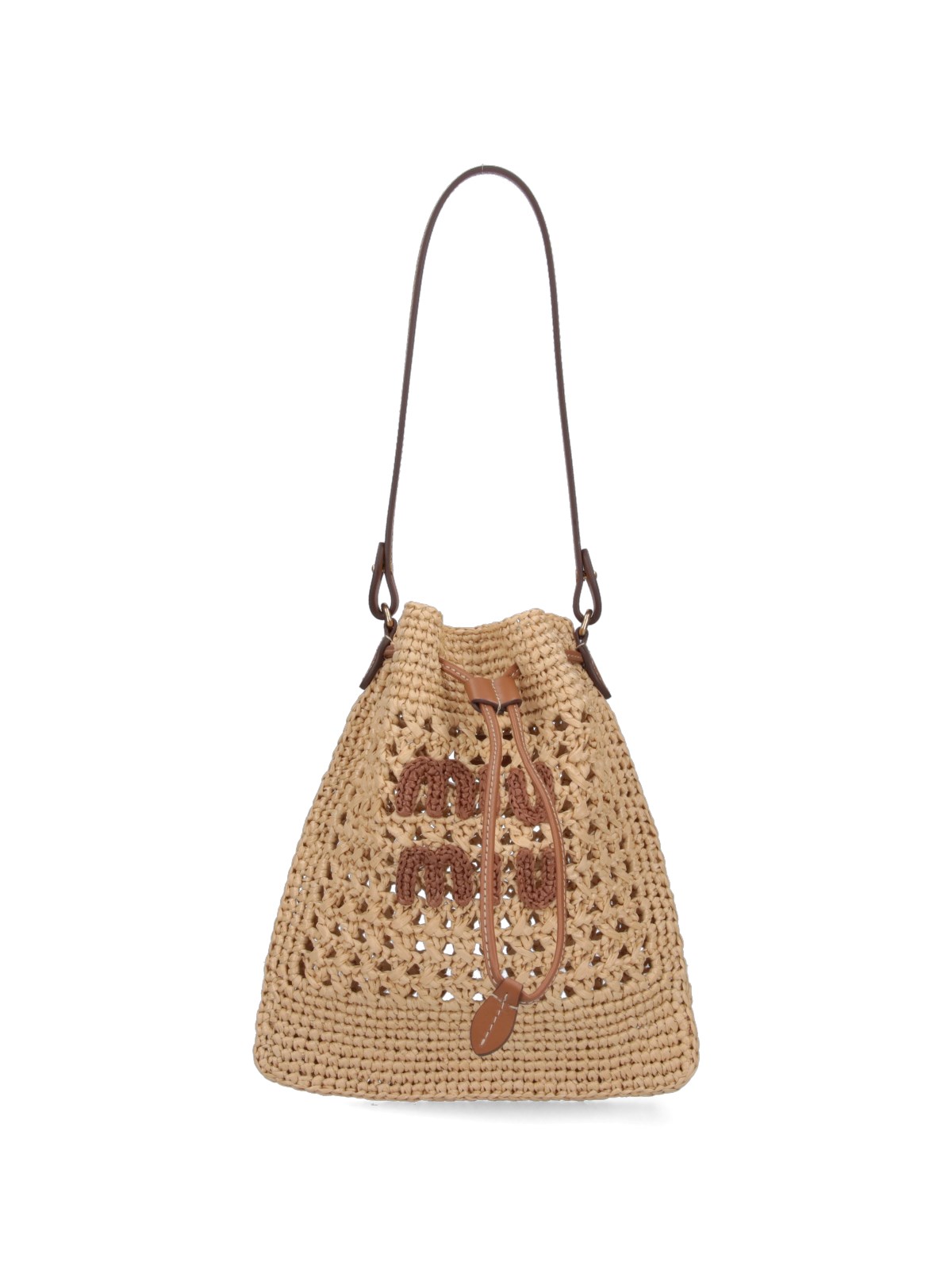 miu miu Crochet Bucket Bag