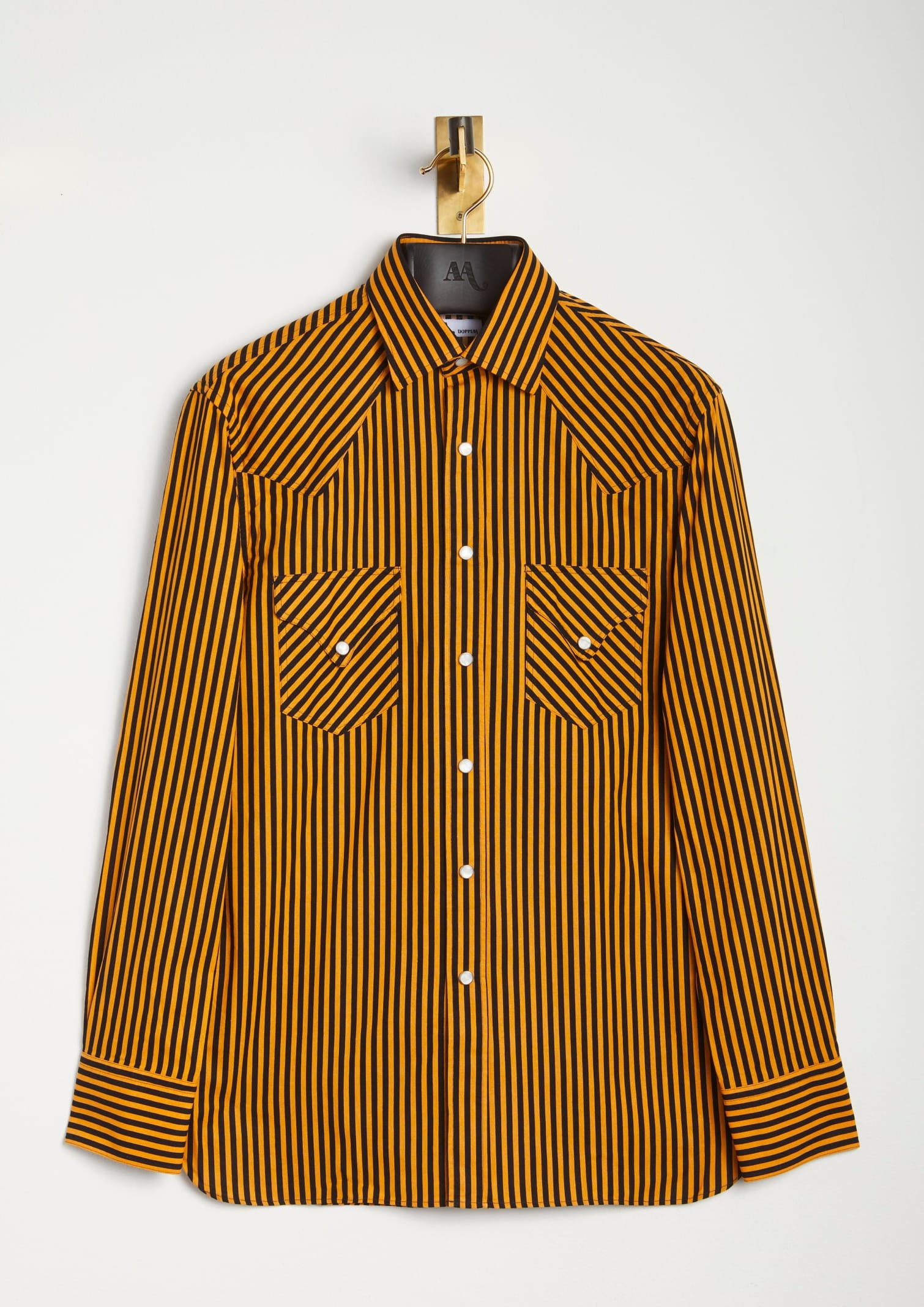 doppiaa Aariosto Vertical Striped Western Shirt