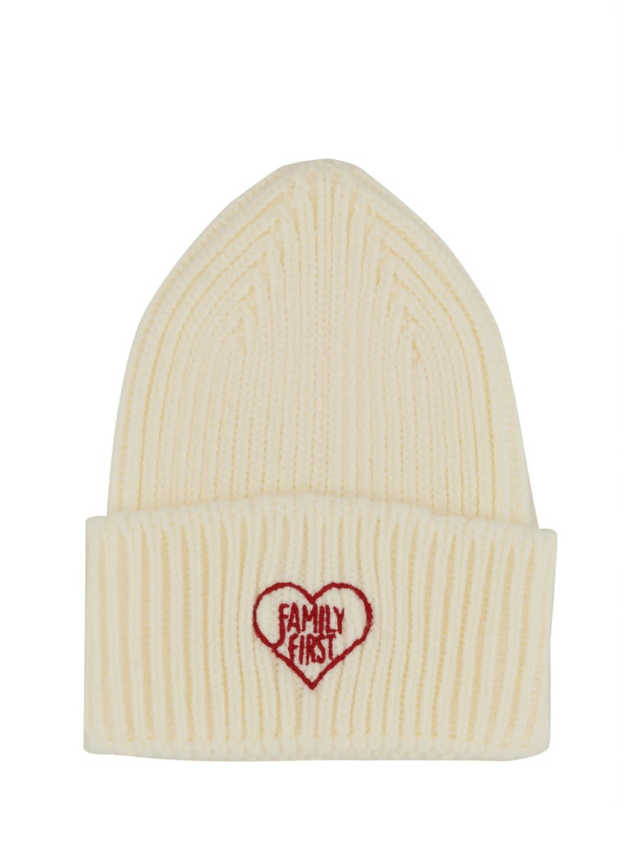 Family First Milano Beanie Hat heart