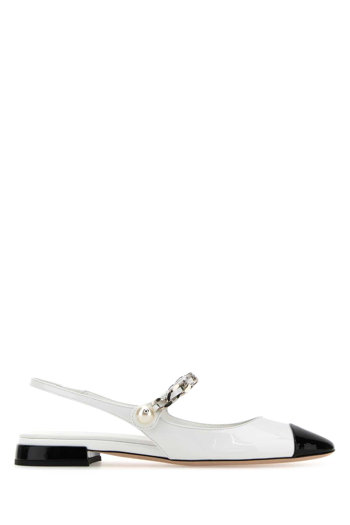 Miu Miu Leather Ballerinas