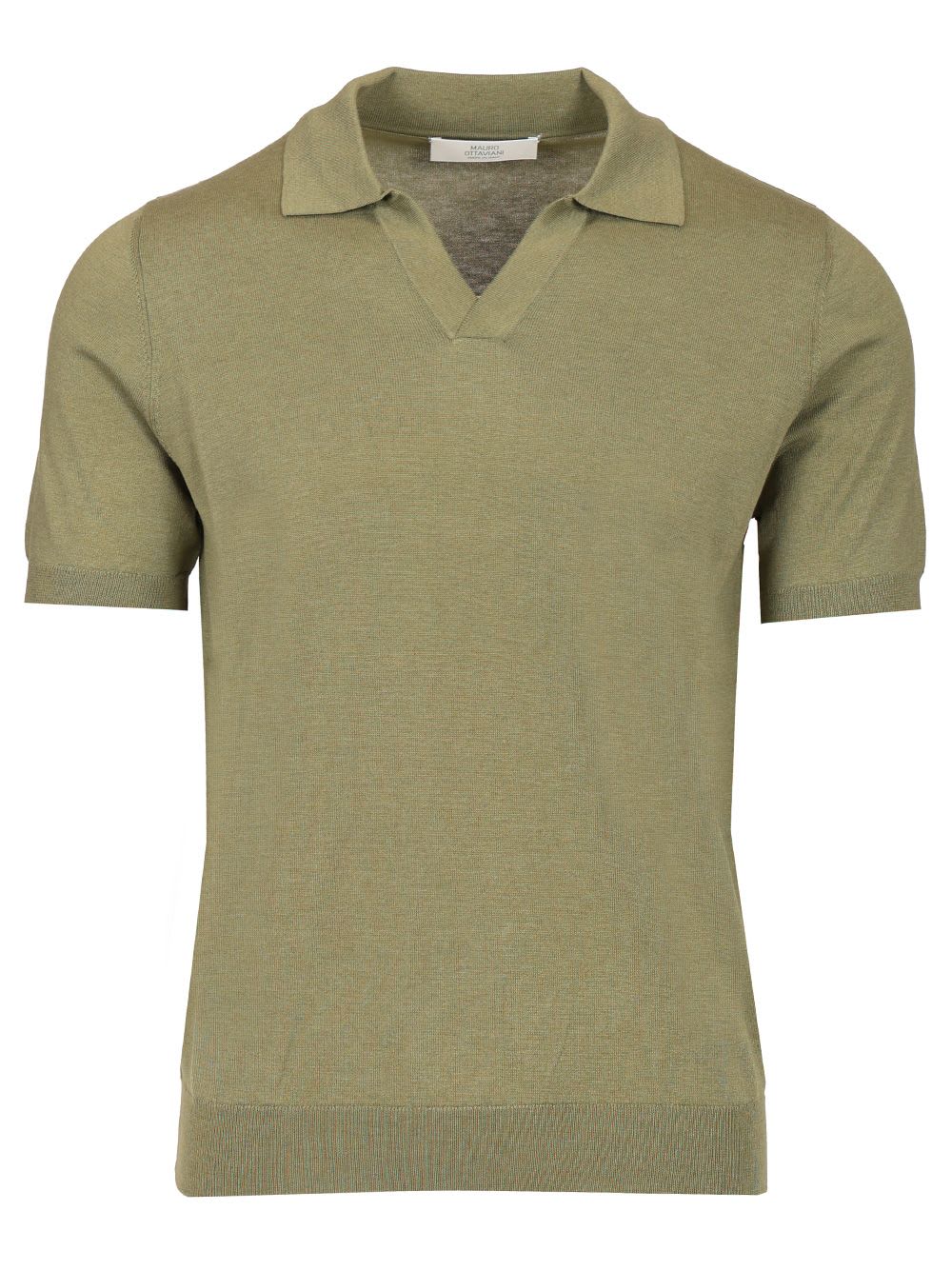 Mauro Ottaviani Knitted Jersey Polo Shirt