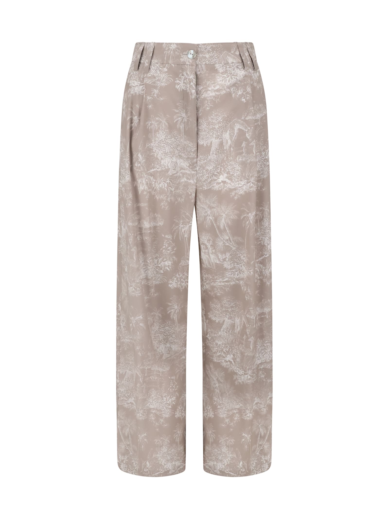 Ella Toile De Jouy Pattern Pants