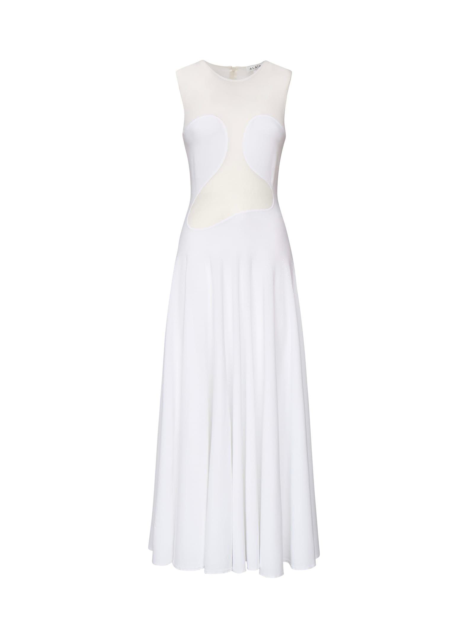 Alaia Knitted Dress In A Shaped Shape