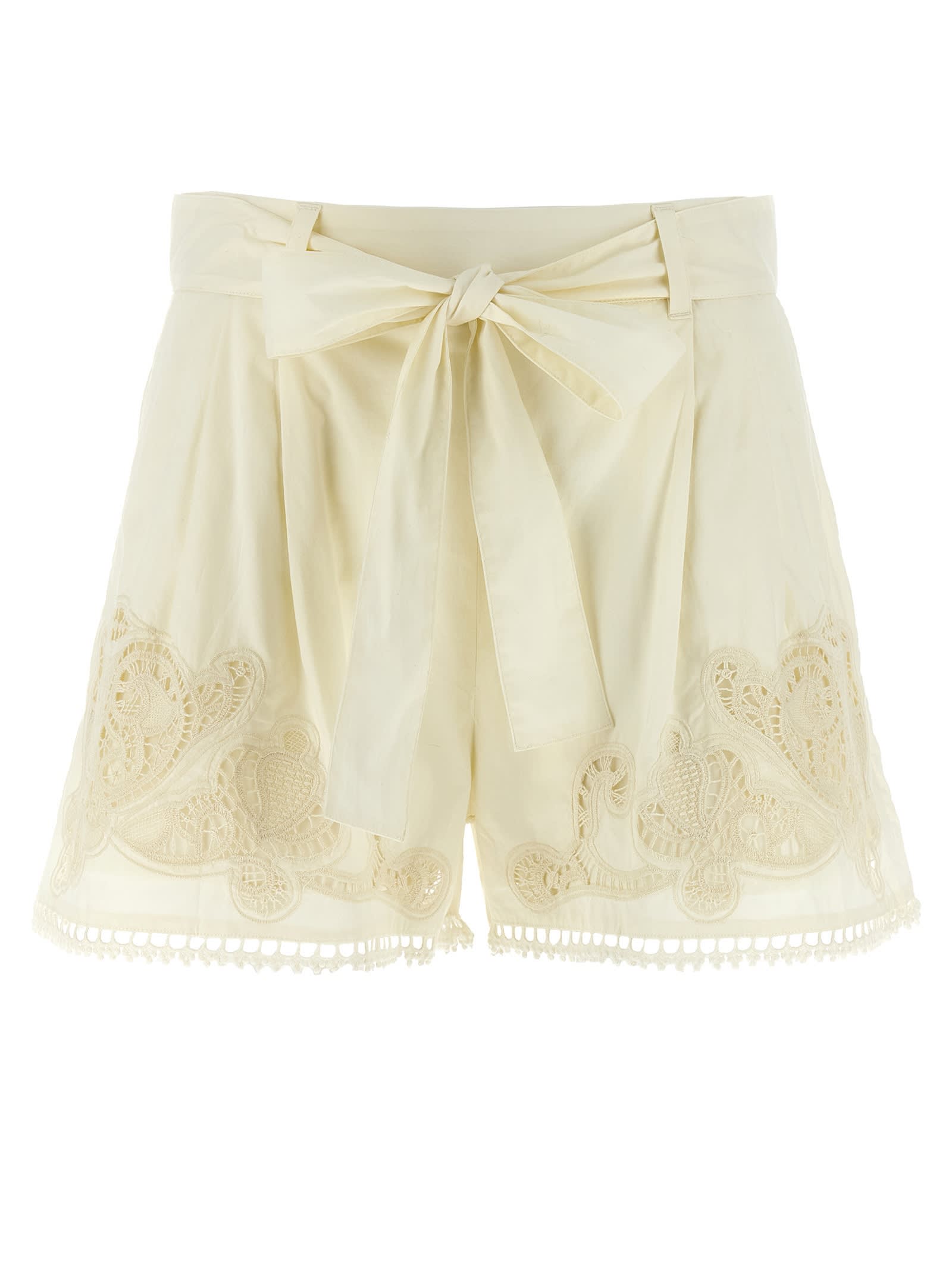 TwinSet Macramé Shorts