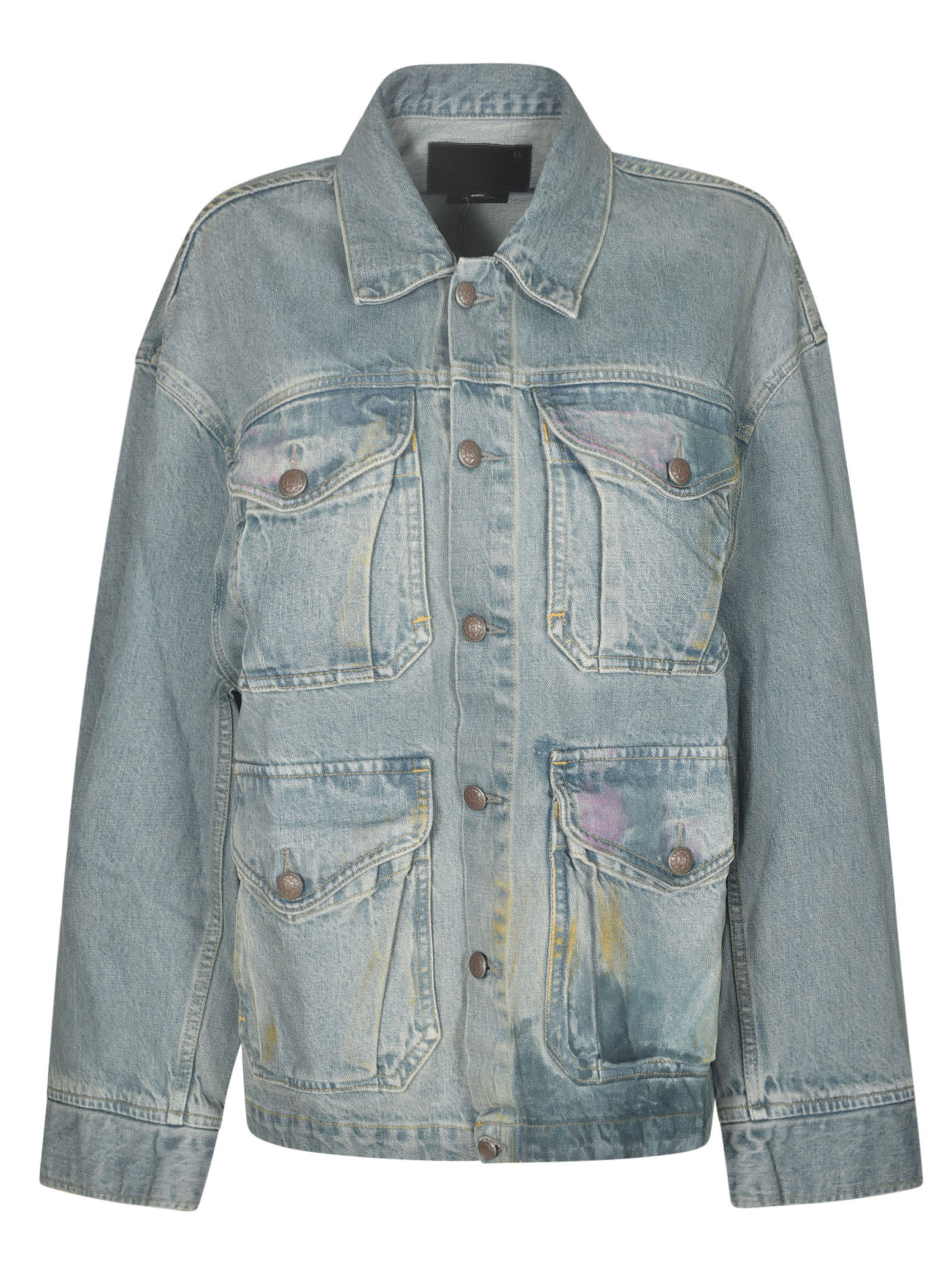 R13 Cargo Denim Jacket