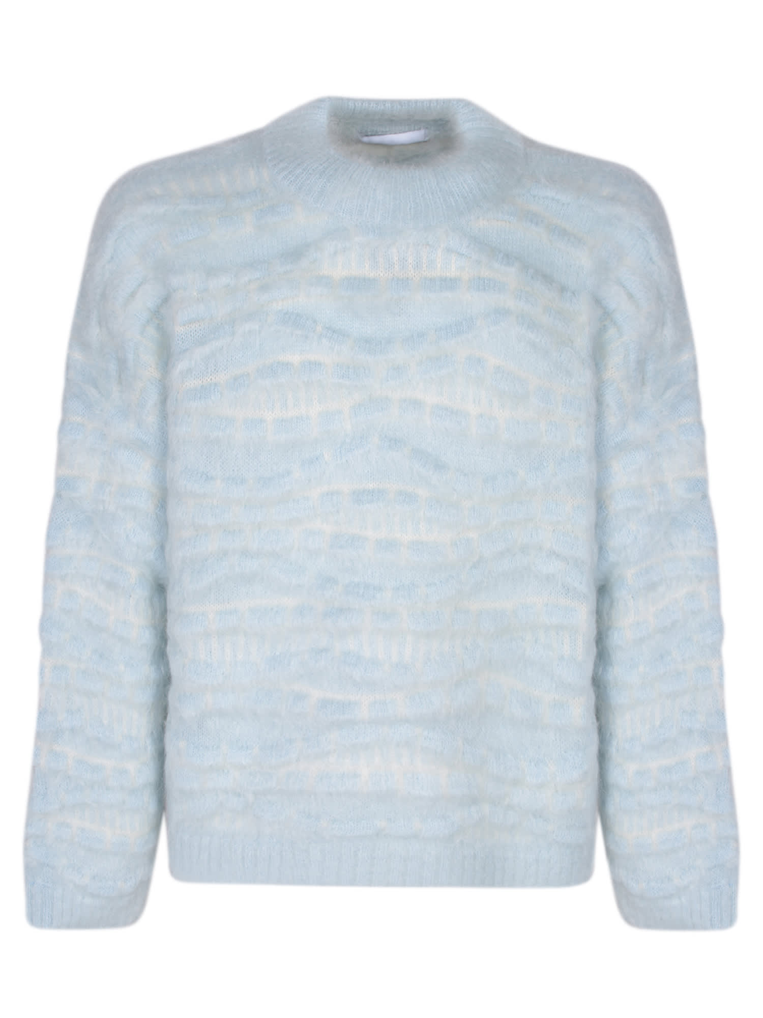 Bonsai 3d Mohair Light Blue Sweater