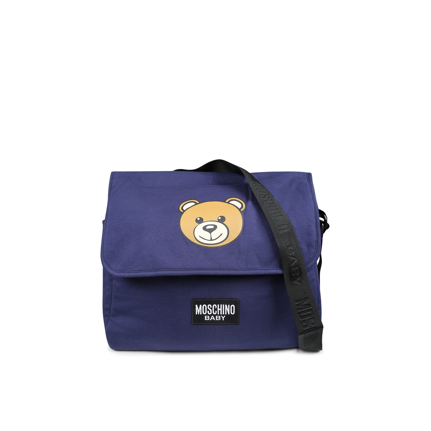 Moschino Blue Changing Bag For Babykids With Teddy Bear